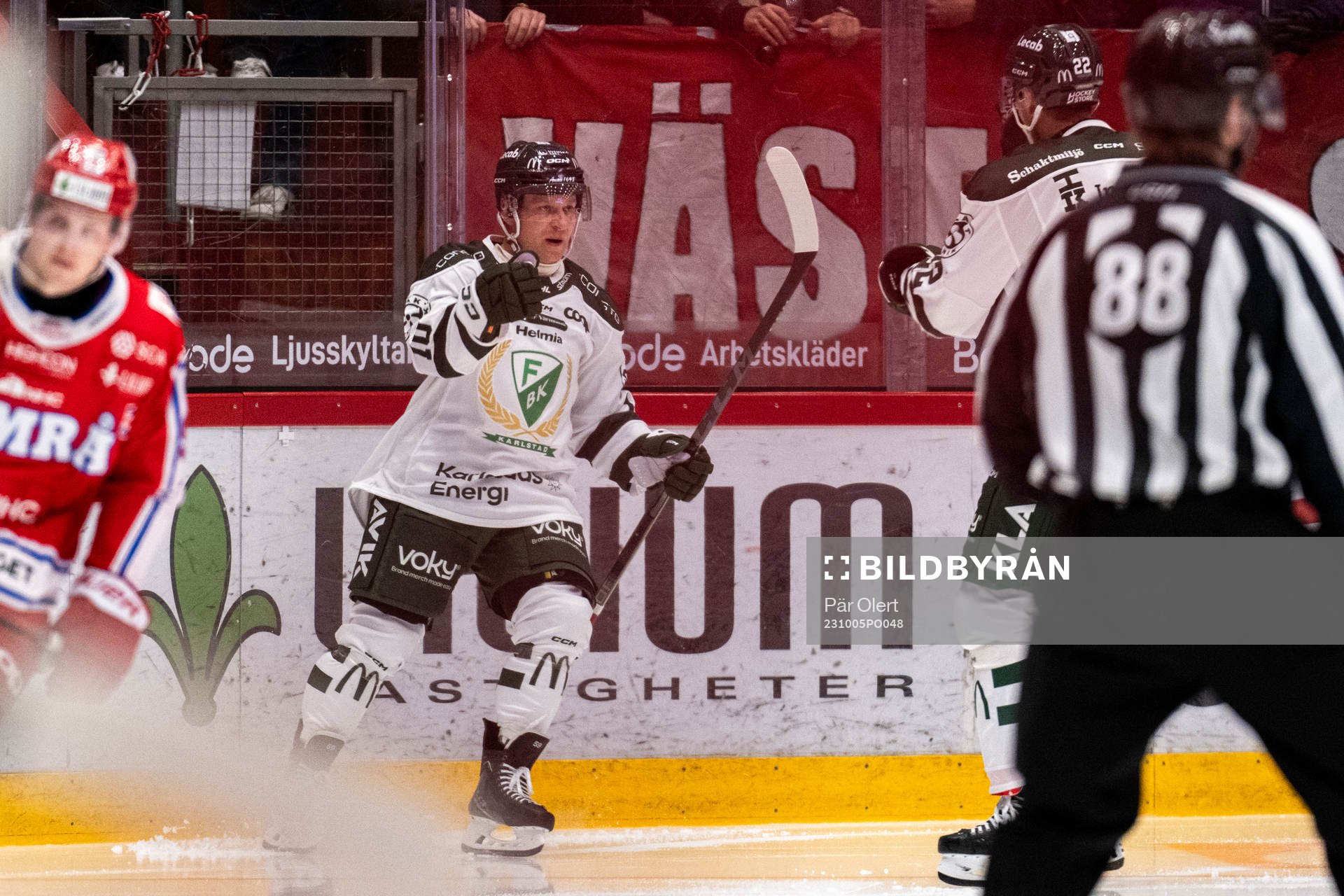 Färjestads Marcus Nilsson jublar