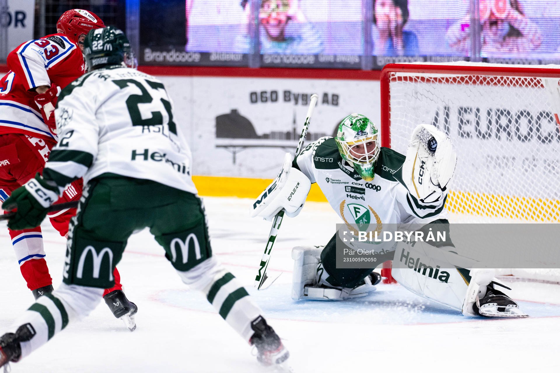 Färjestads målvakt Maxime Lagacé