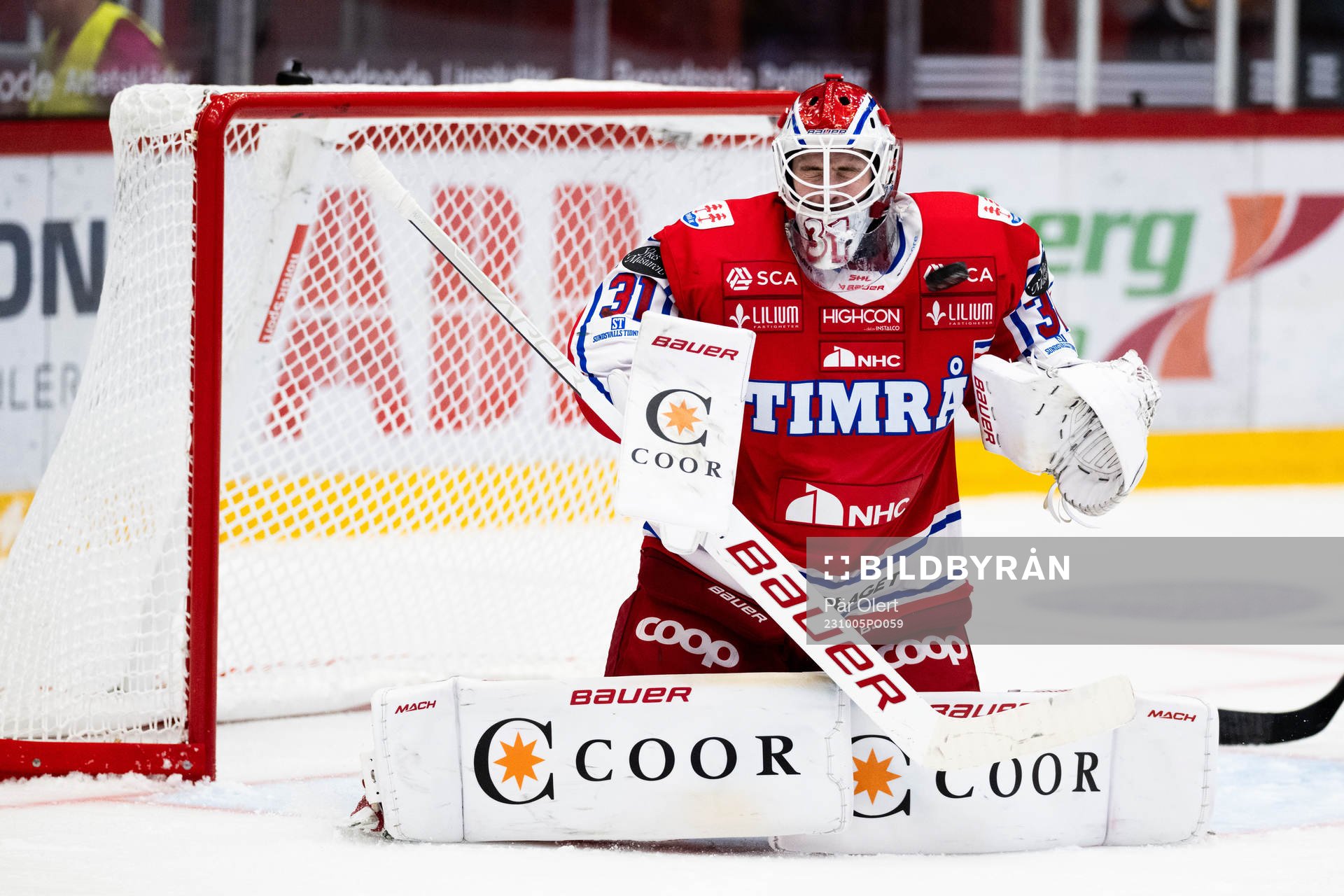 Timrås målvakt Tim Juel