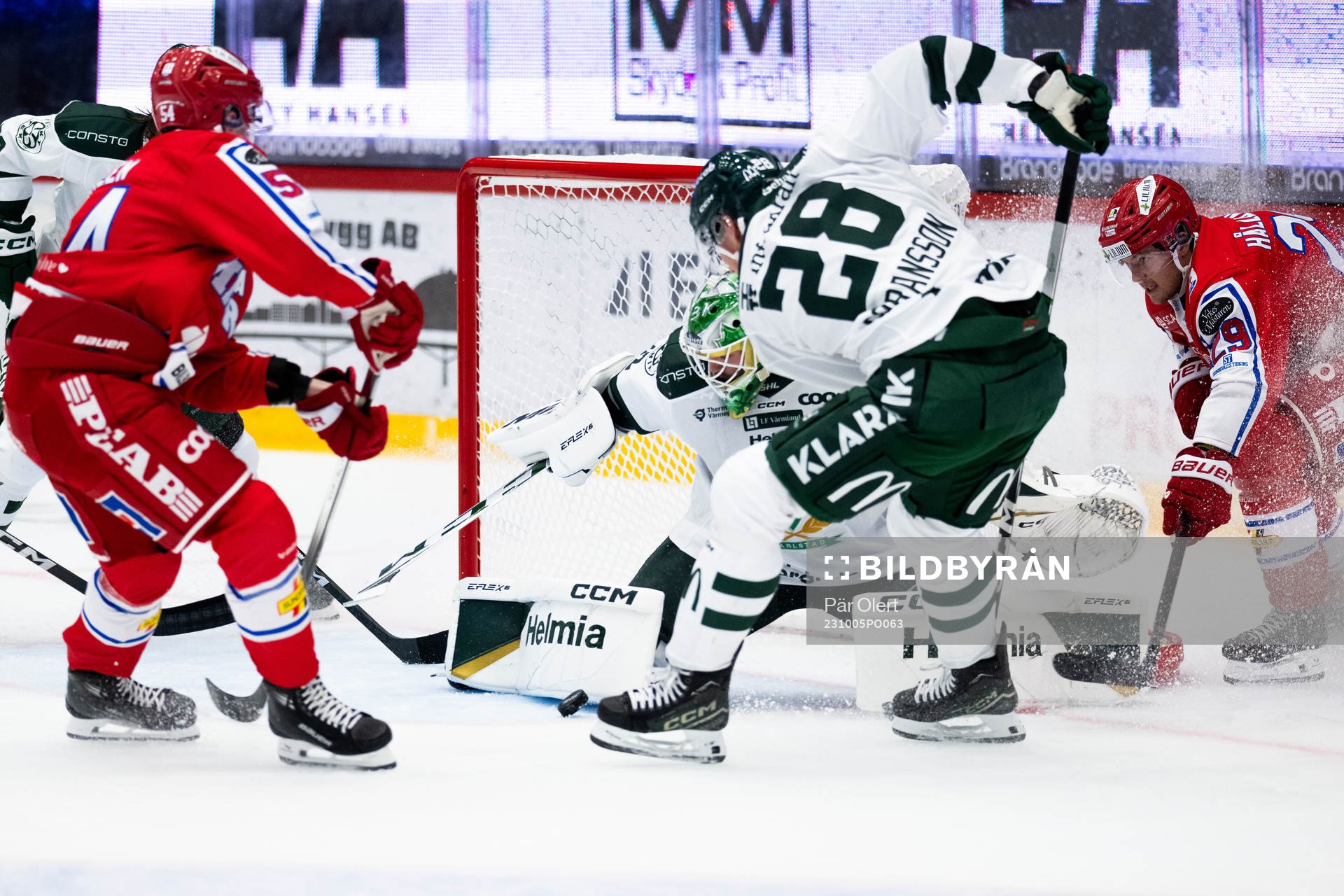 Färjestads målvakt Maxime Lagacé