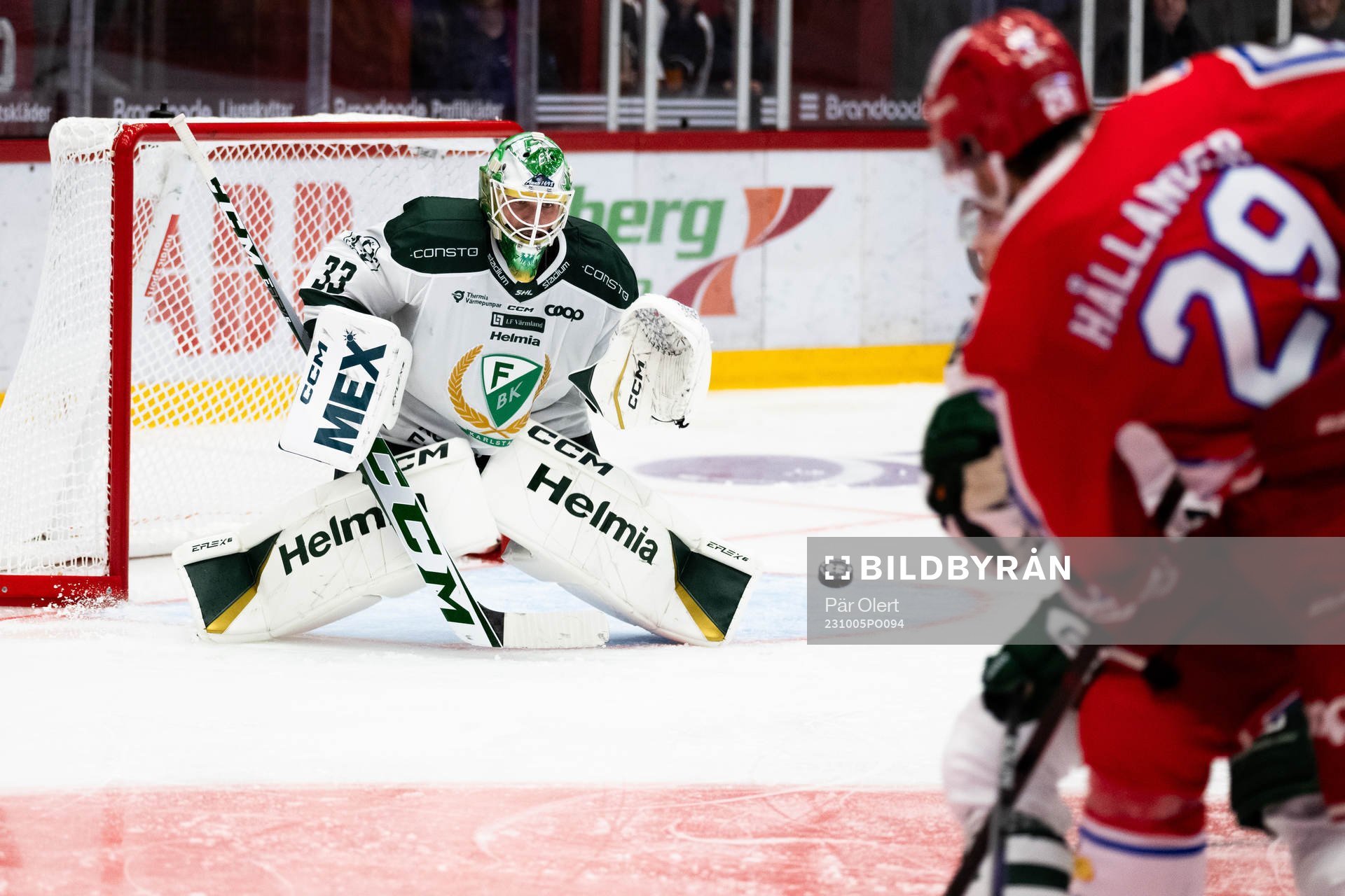Färjestads målvakt Maxime Lagacé