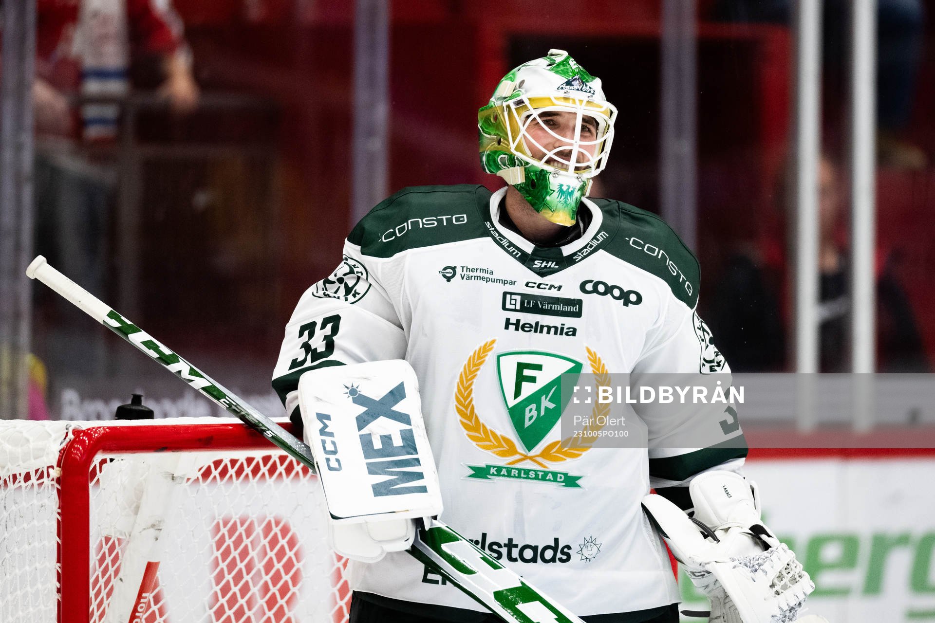 Färjestads målvakt Maxime Lagacé