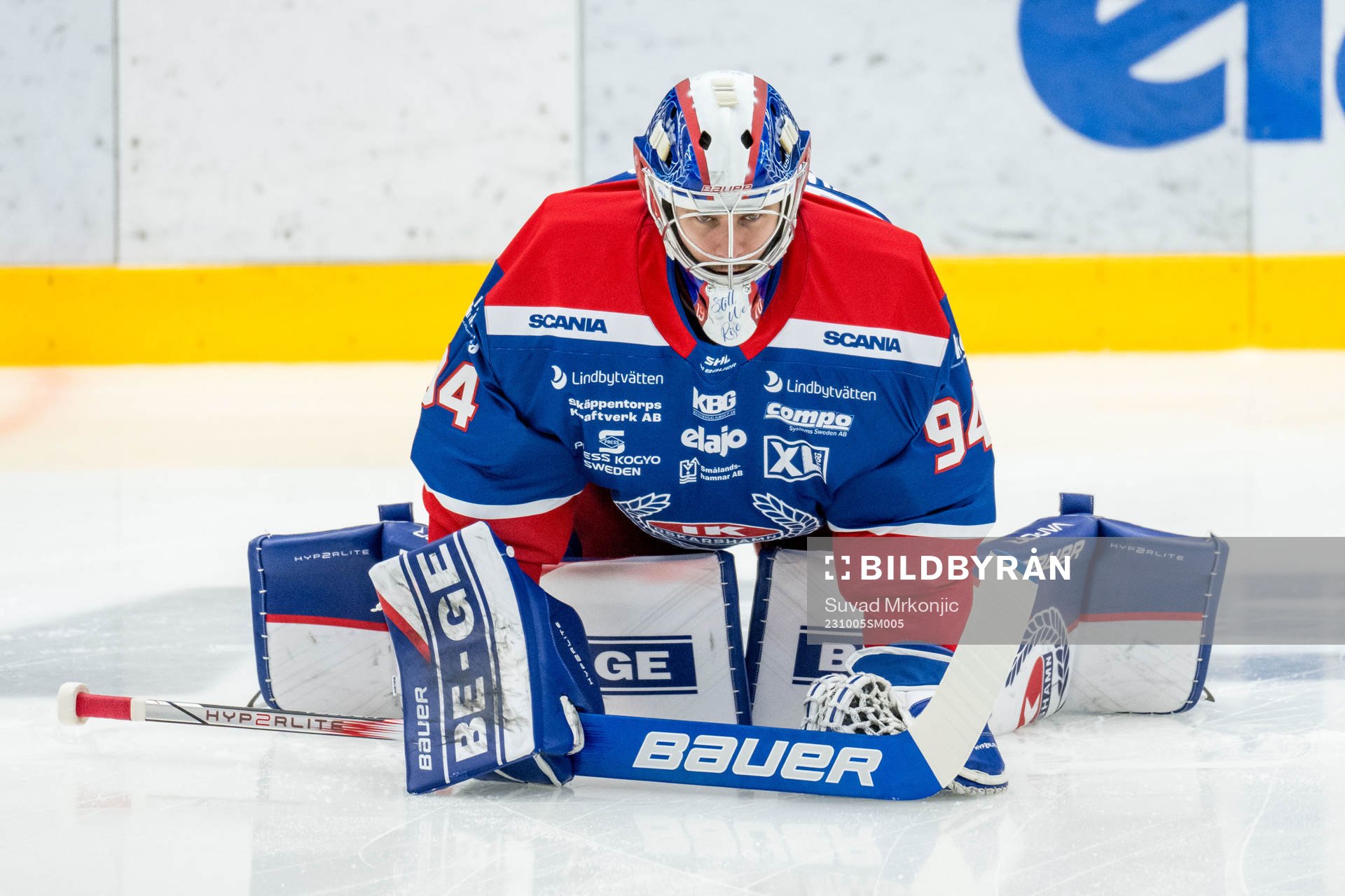 Oskarshamns målvakt Marek Langhamer