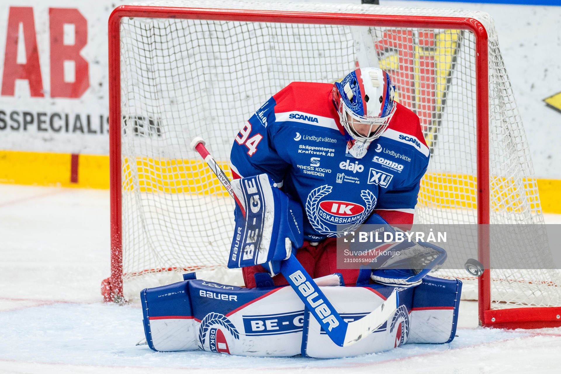 Oskarshamns målvakt Marek Langhamer