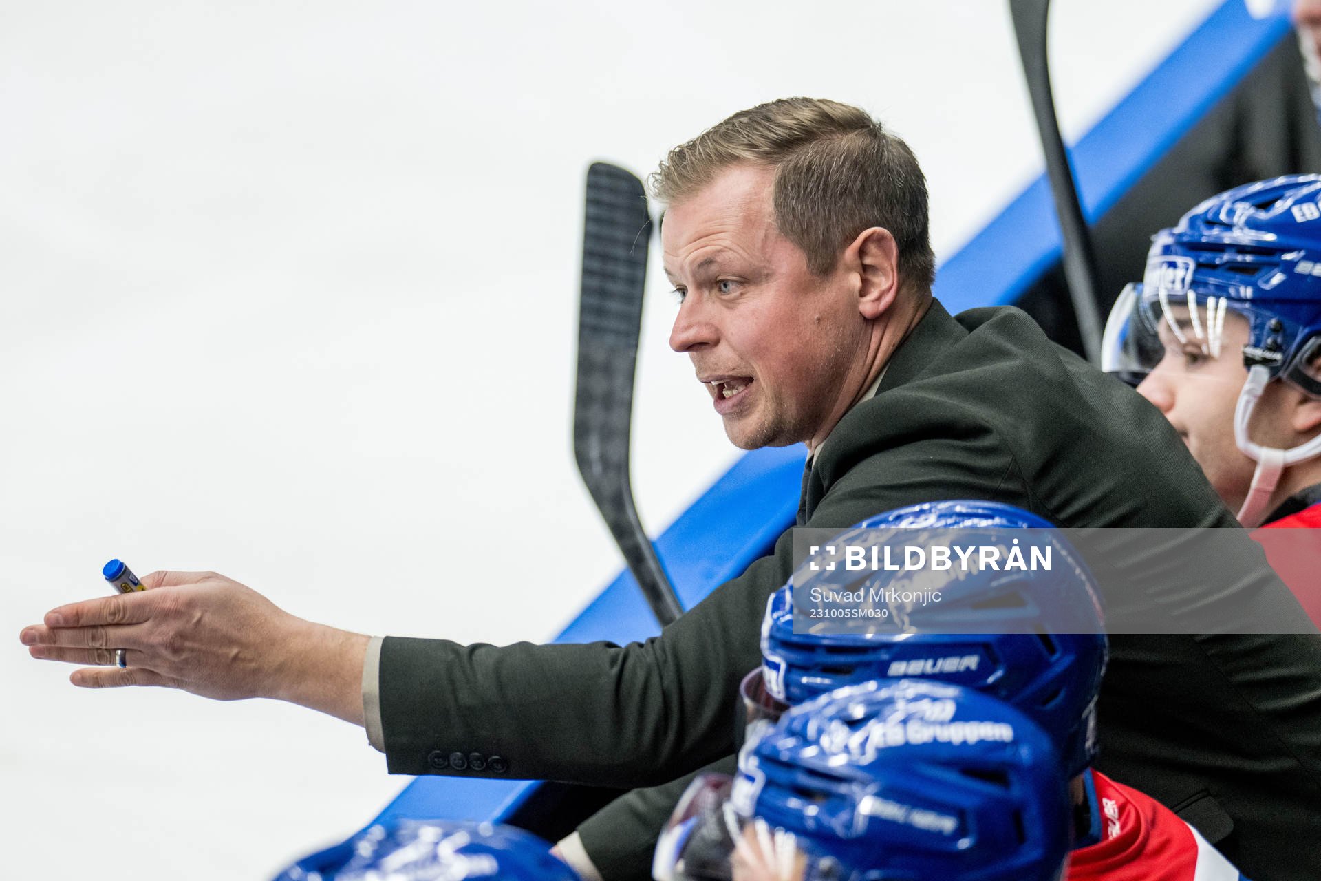Oskarshamns tränare Martin Filander