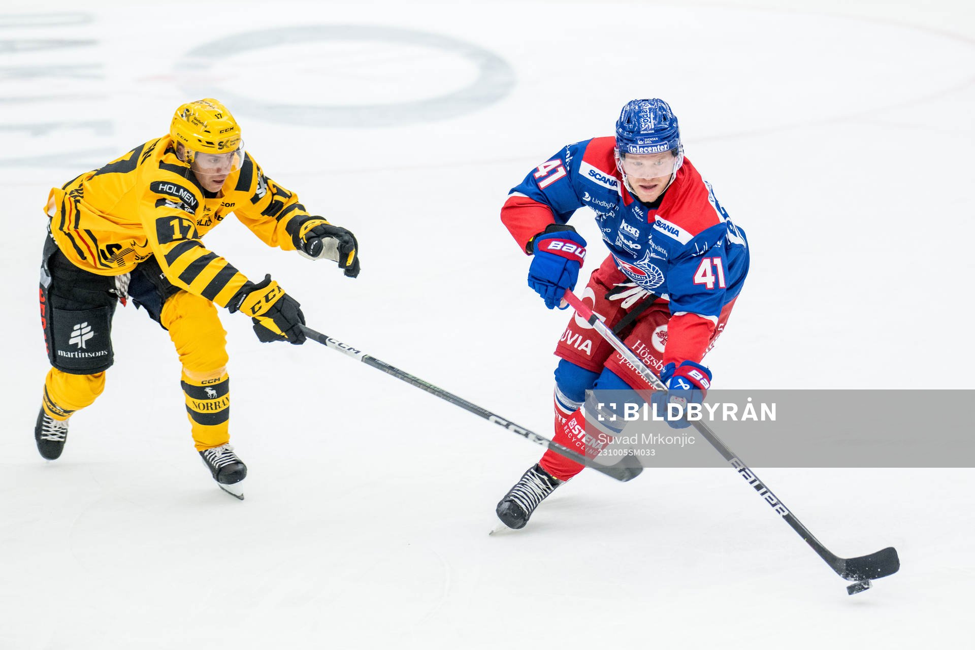 Skellefteås Pär Lindholm och Oskarshamns Johan Johnsson