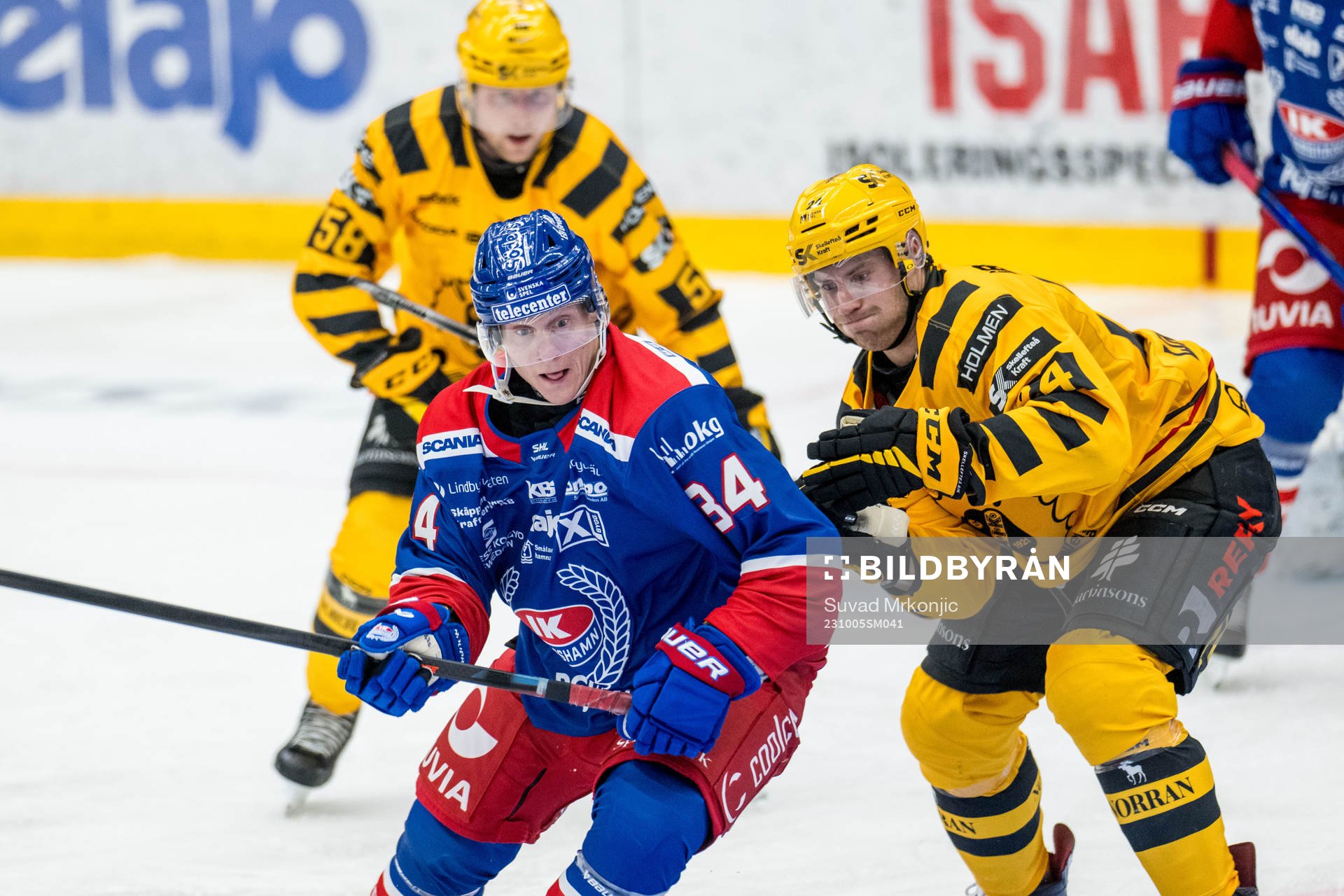 Oskarshamns Olli Palola och Skellefteås Oscar Lindberg