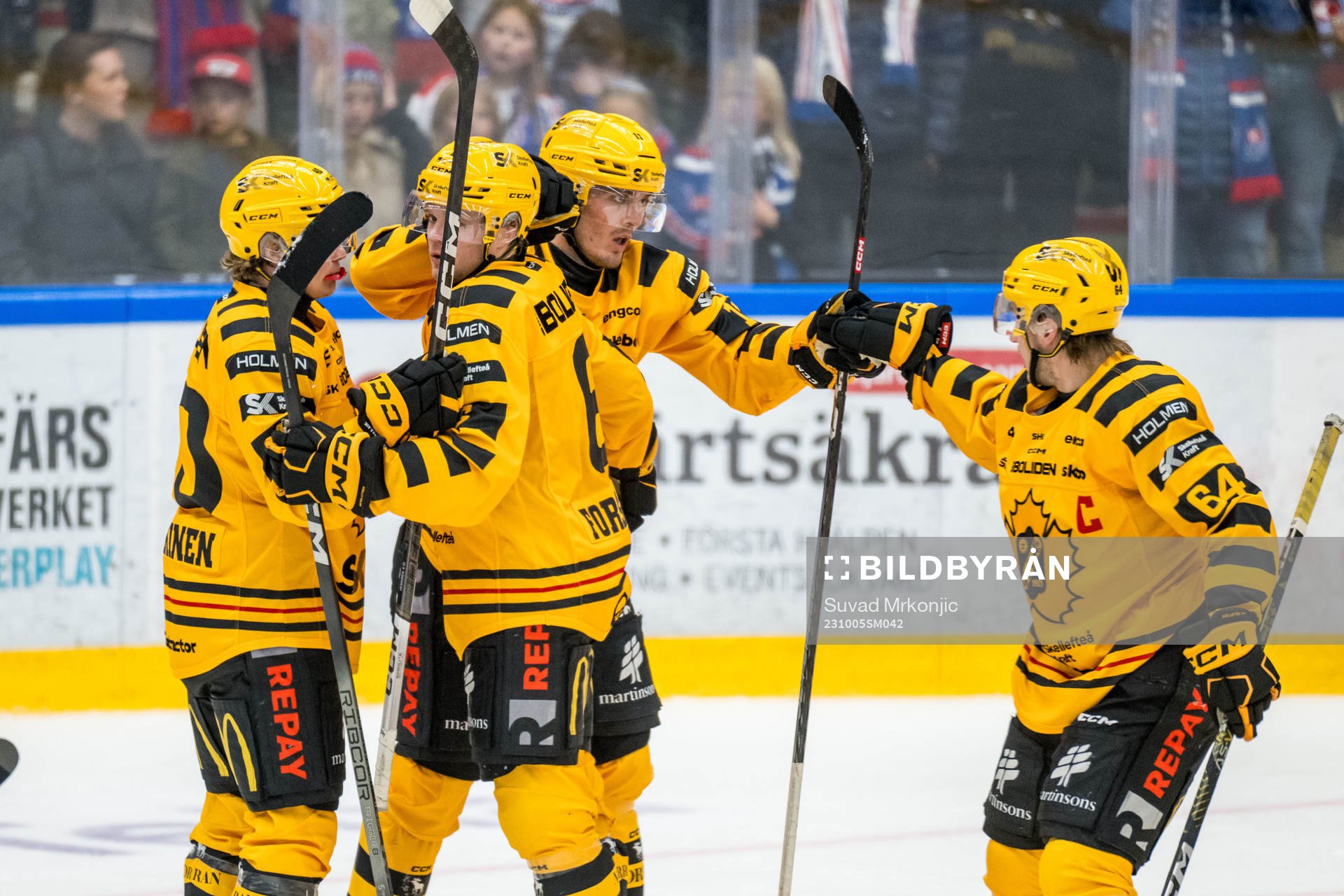 Skellefteås Max Lindholm jublar
