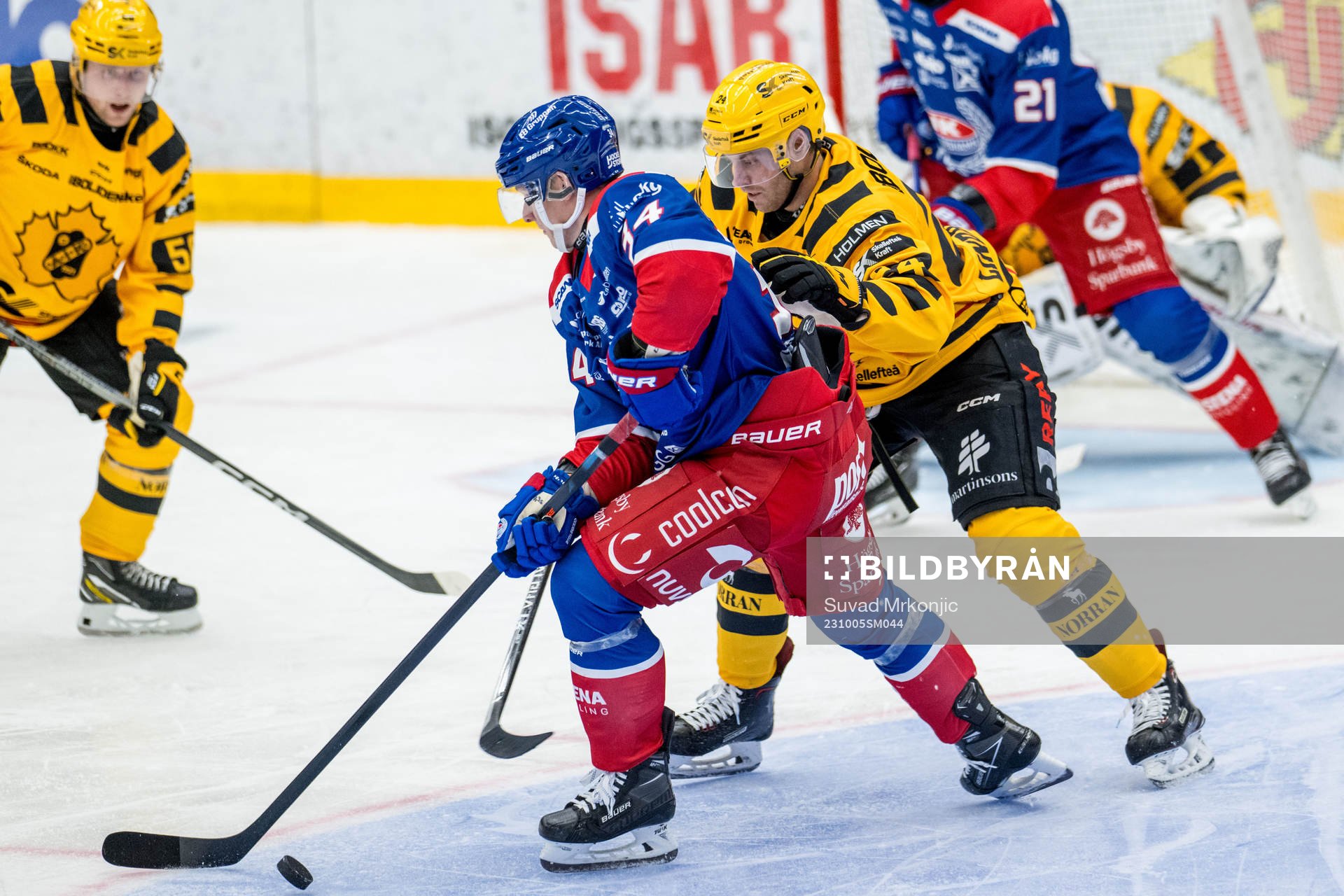 Oskarshamns Olli Palola och Skellefteås Oscar Lindberg