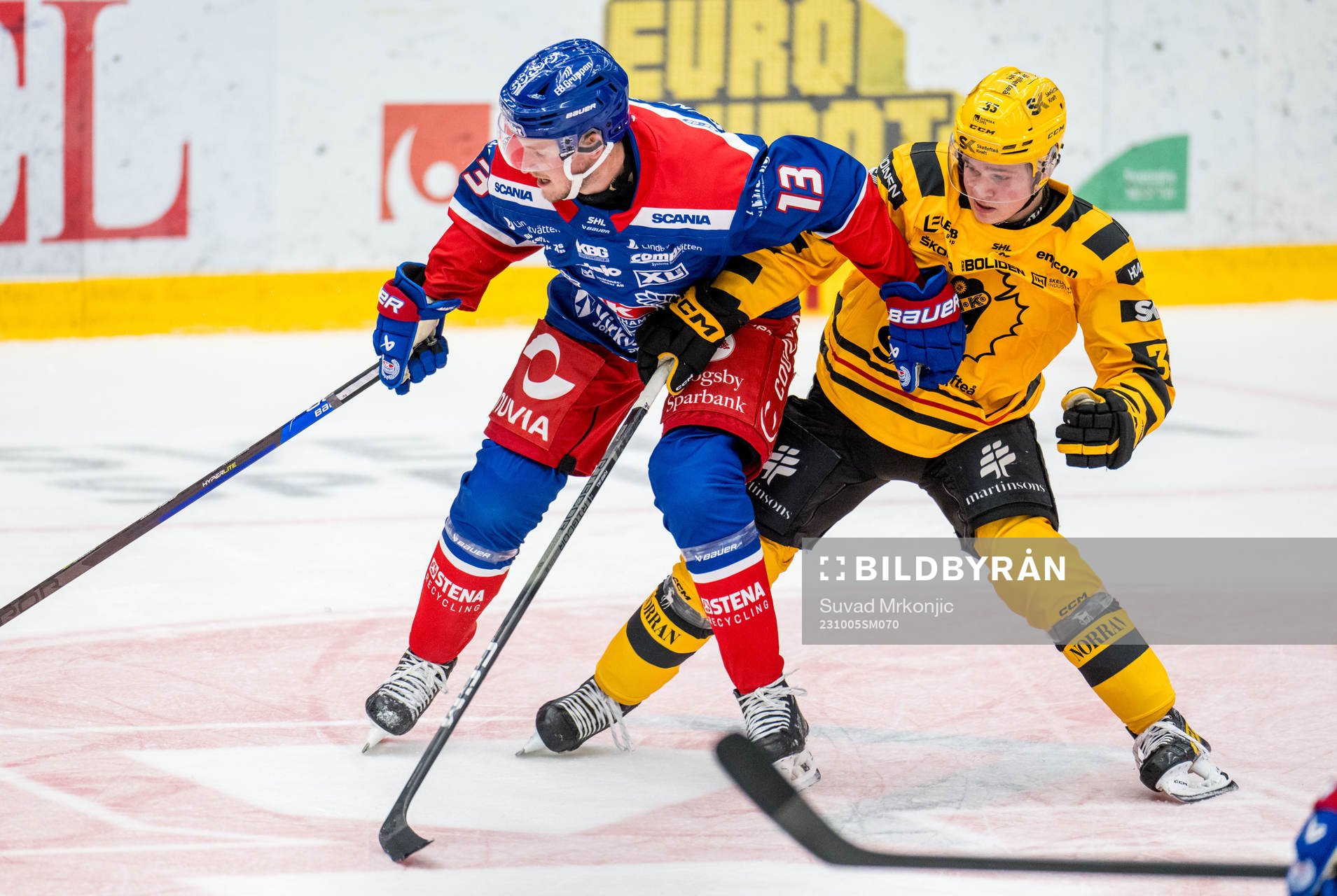 Oskarshamns Rasmus Bengtsson och Skellefteås Zeb Forsfjäll