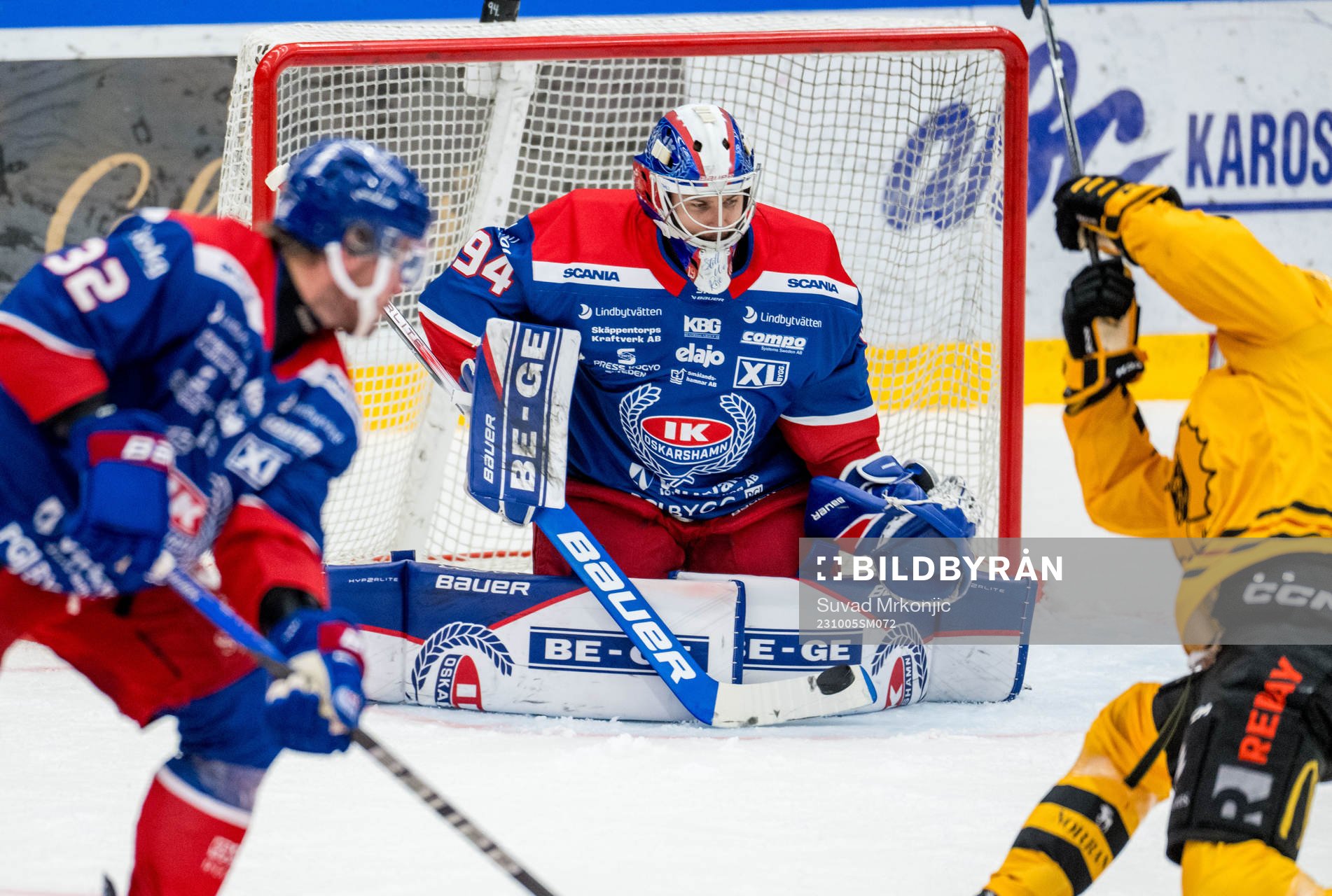 Oskarshamns målvakt Marek Langhamer