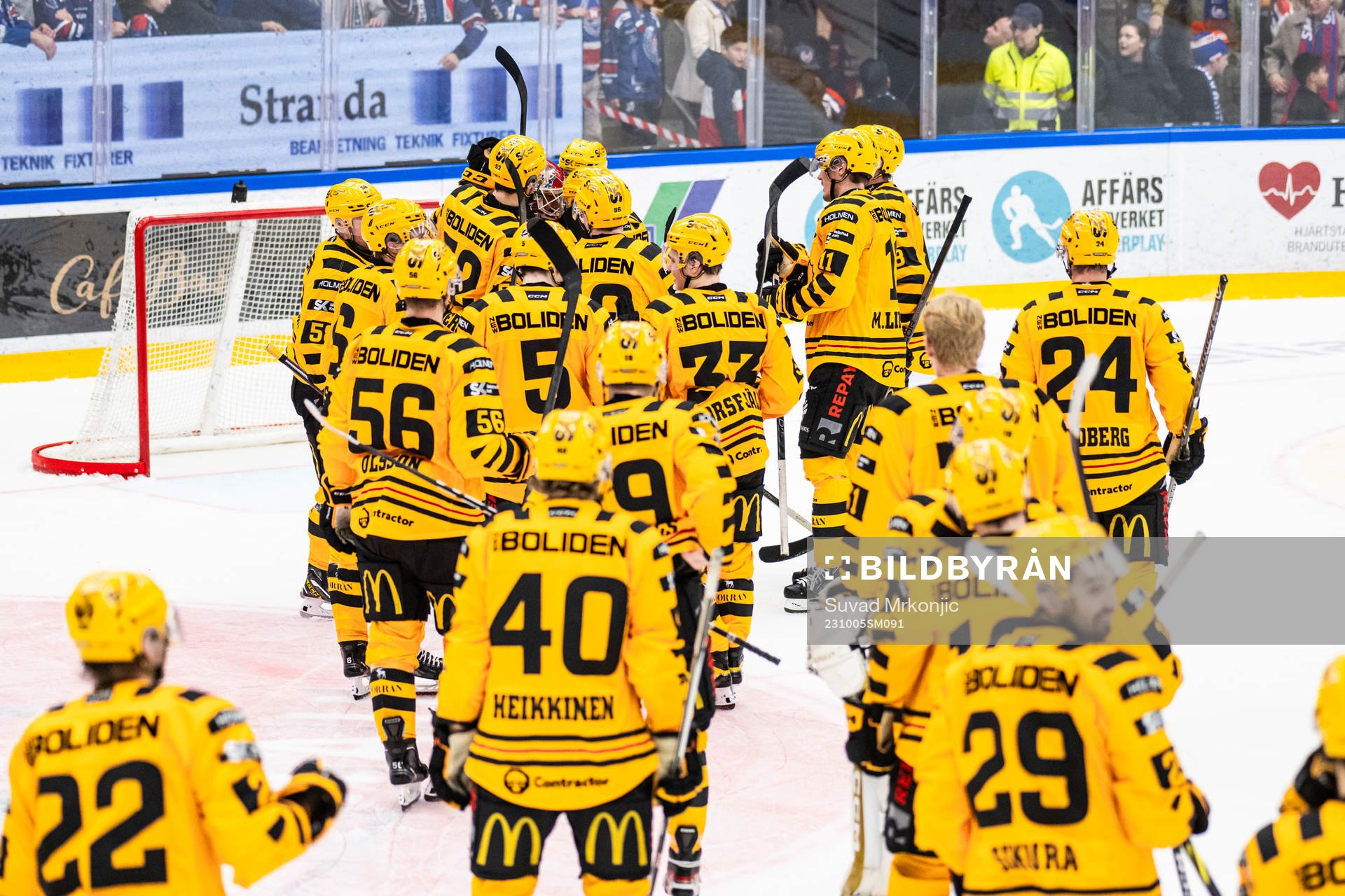 Skellefteås spelare jublar