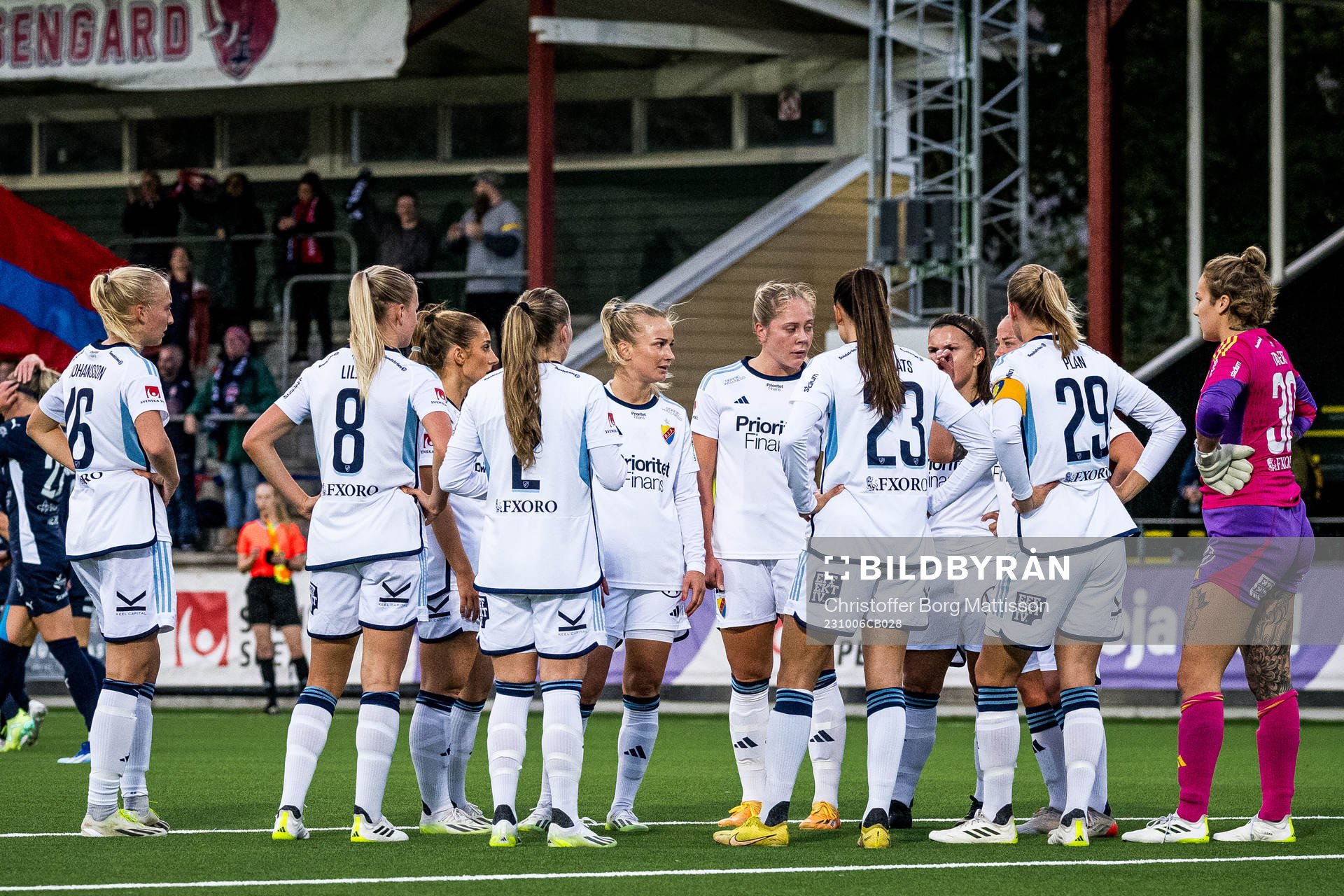 Djurgårdens spelare deppar