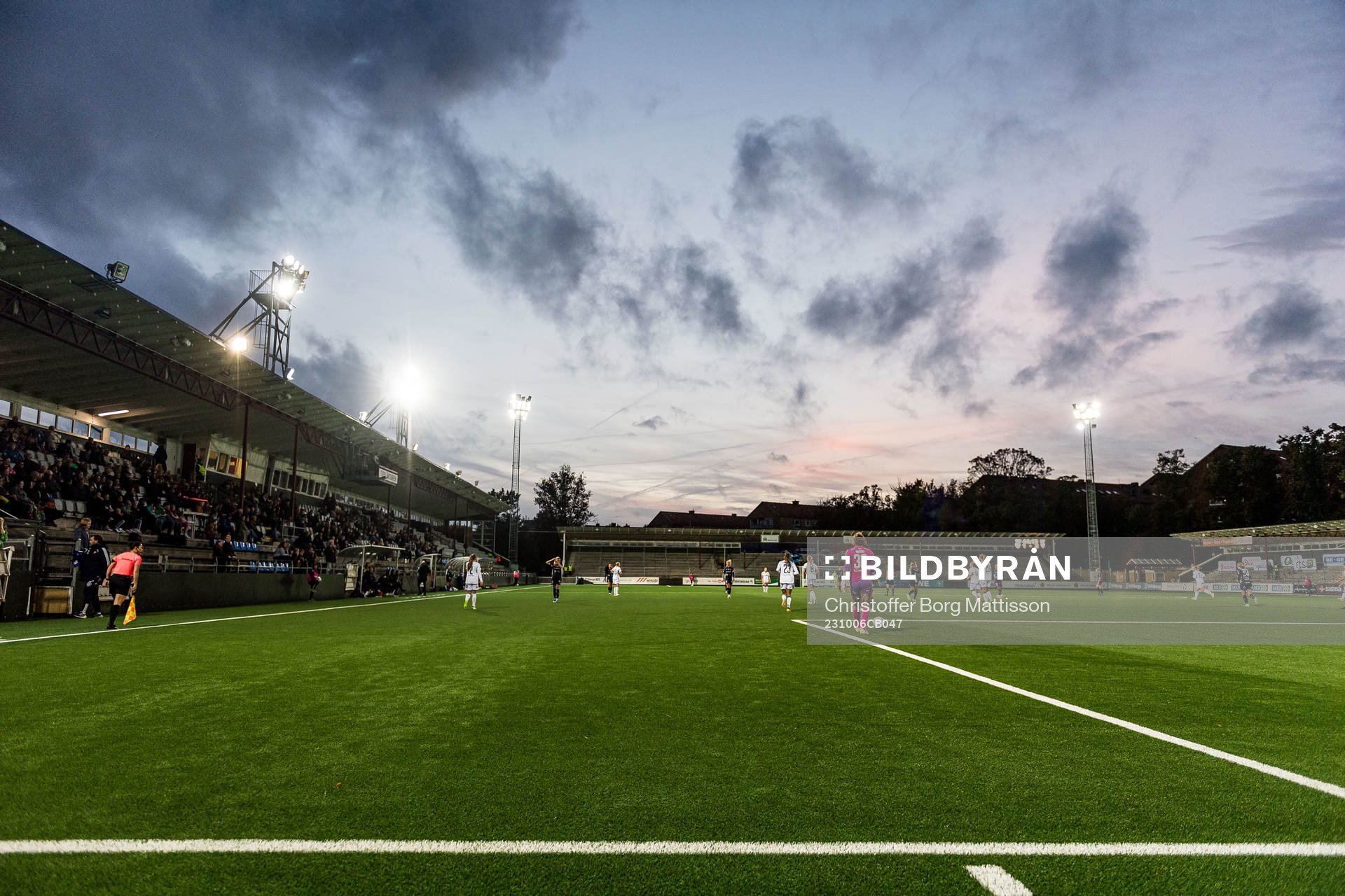 Vy över Malmö IP