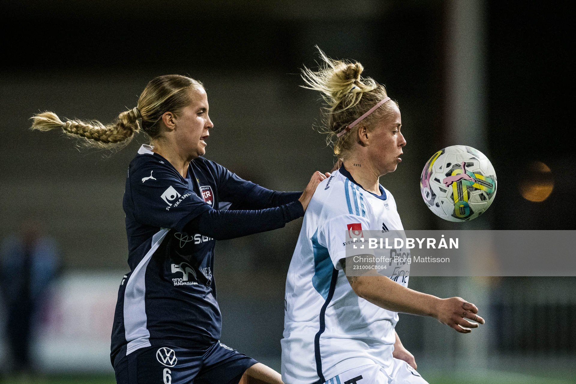 FC Rosengårds Ria Noora Minerva Öling och Djurgårdens