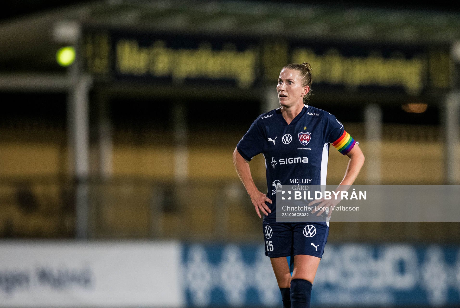 FC Rosengårds Emma Berglund deppar