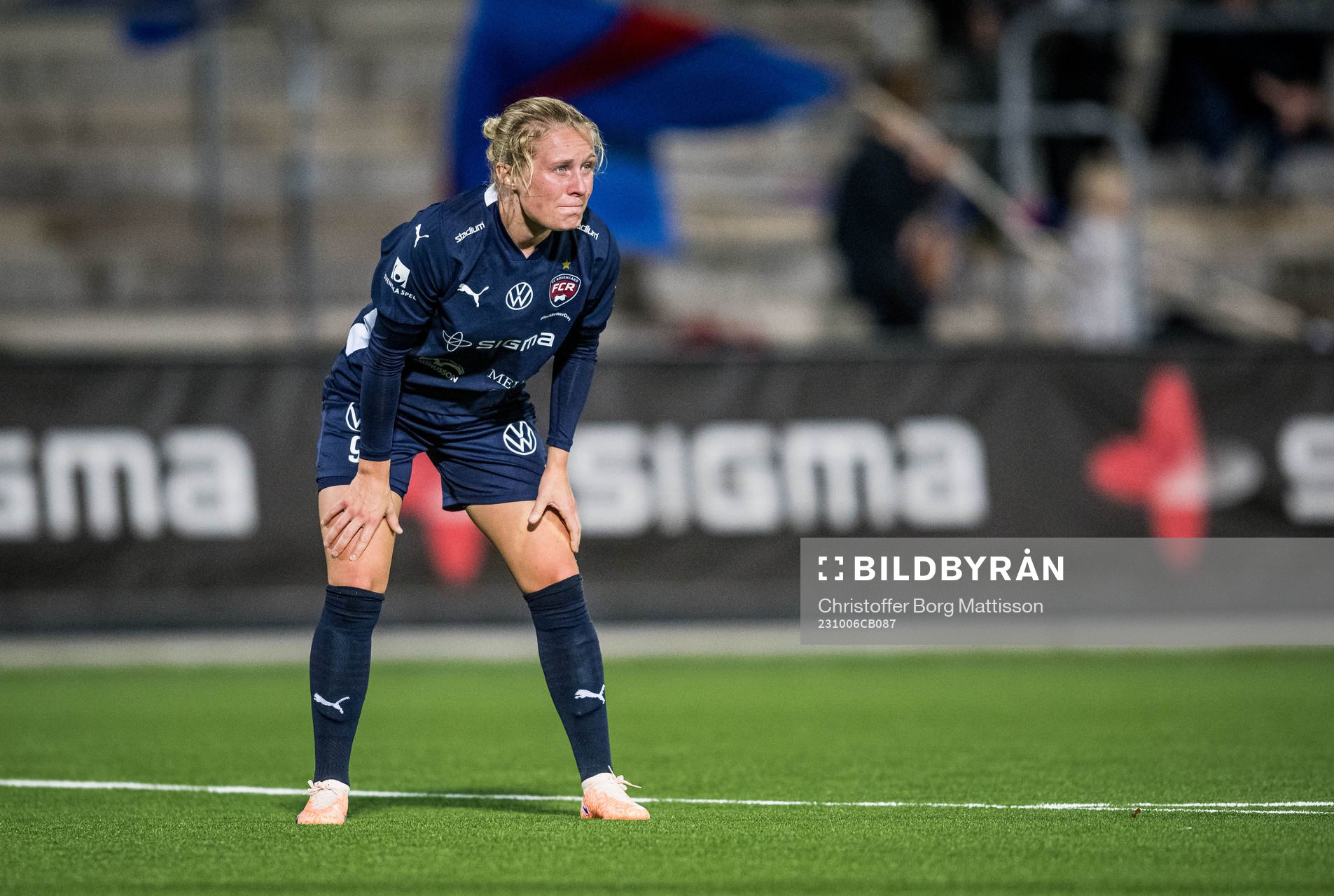 FC Rosengårds Emilia Larsson deppar