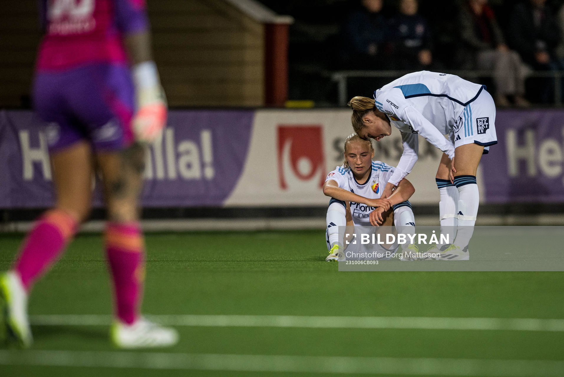 Djurgårdens Stinalisa Johansson deppar