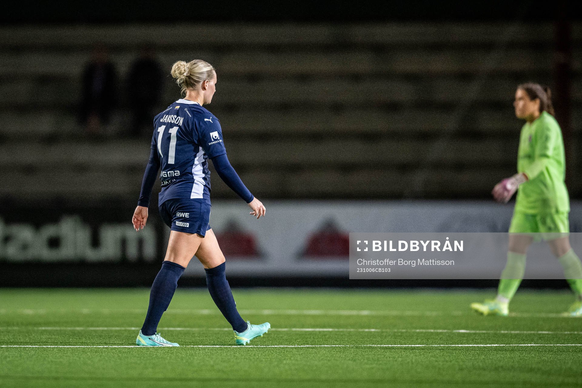 FC Rosengårds Emma Jansson deppar