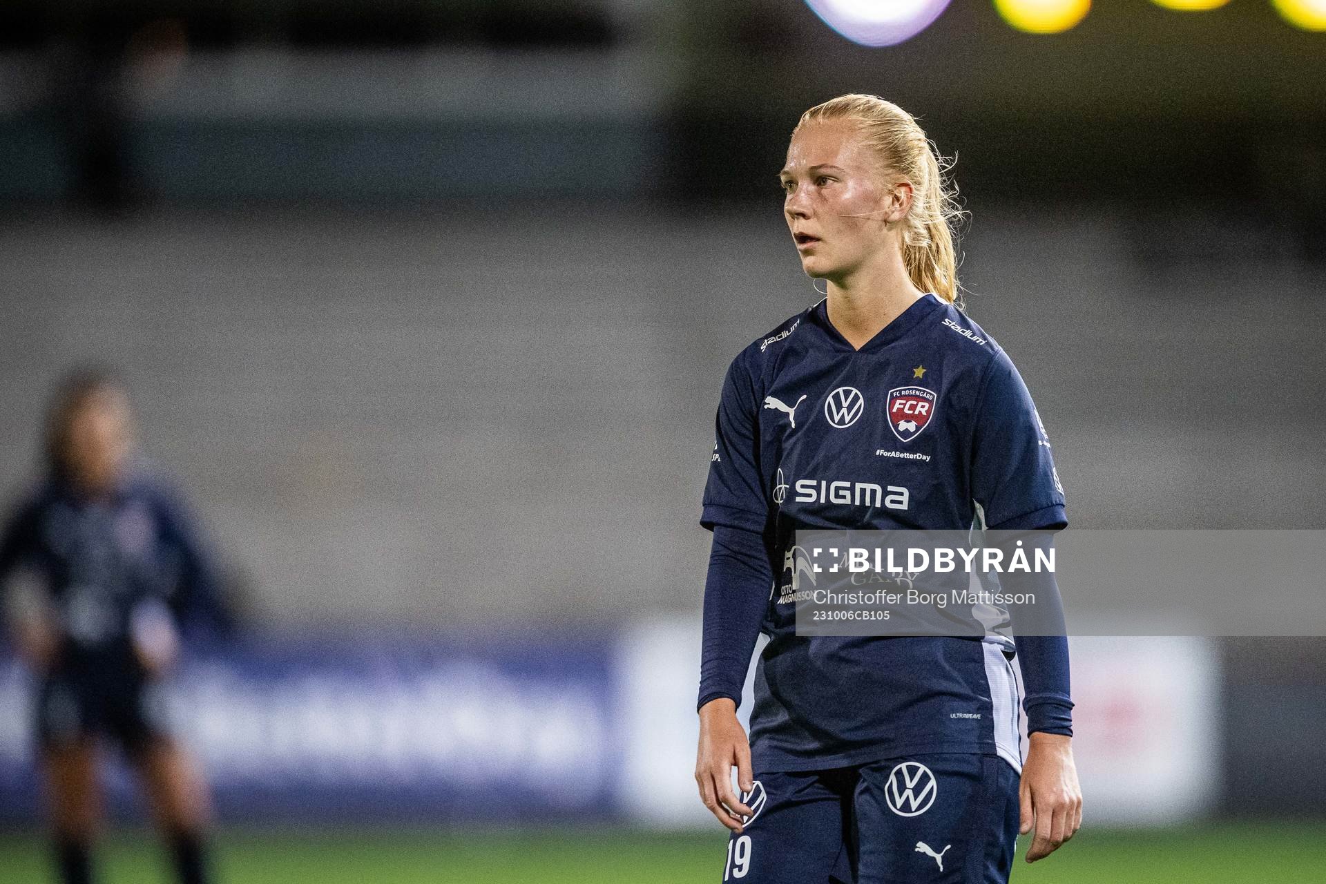 FC Rosengårds Sofie Bruun Bredgaard deppar