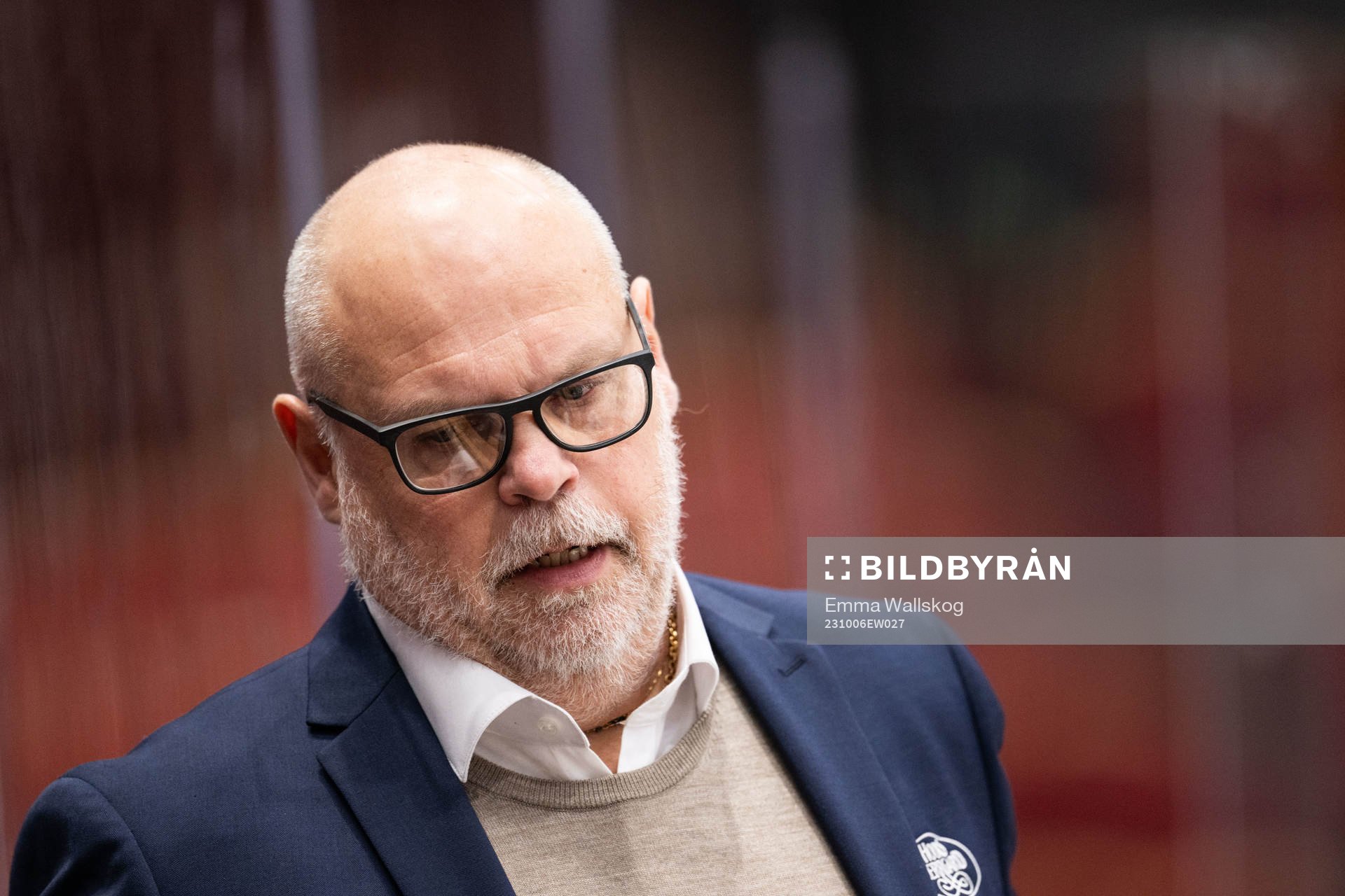 HV71s tränare Ulf Hall