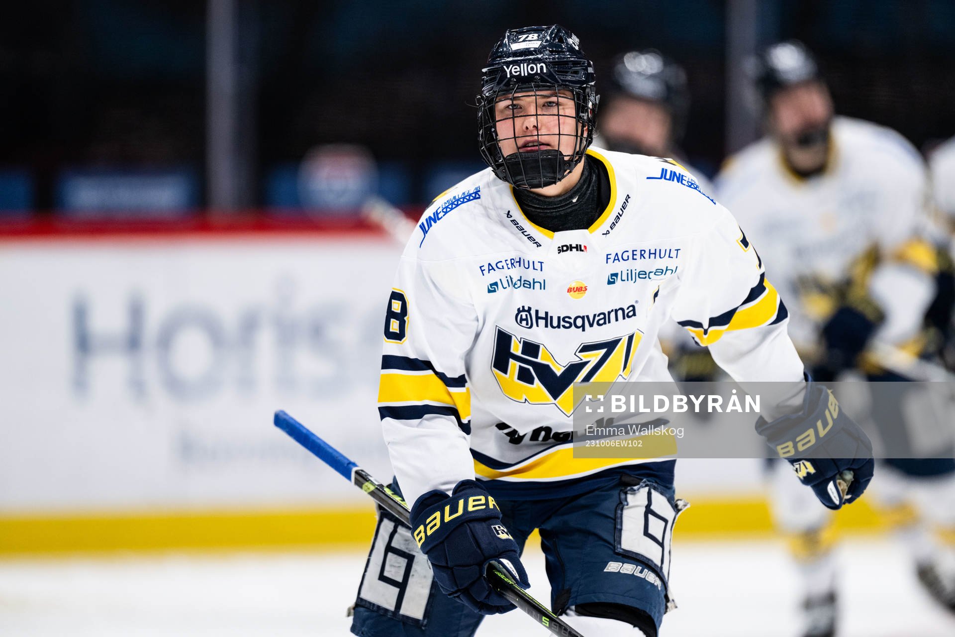 HV71s Elin Svensson jublar