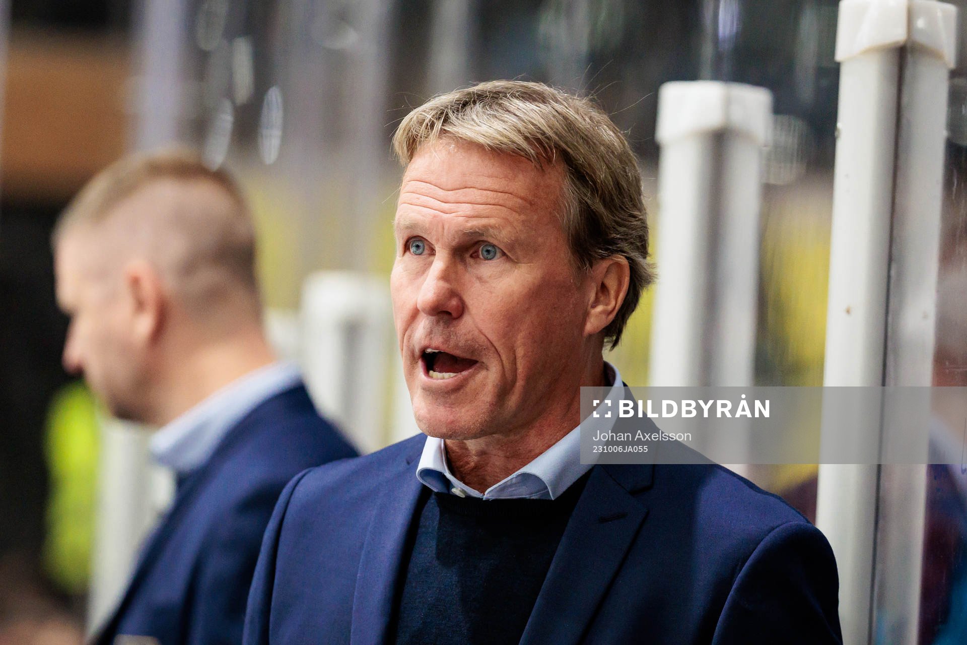 Djurgårdens tränare Johan Garpenlöv reagerar