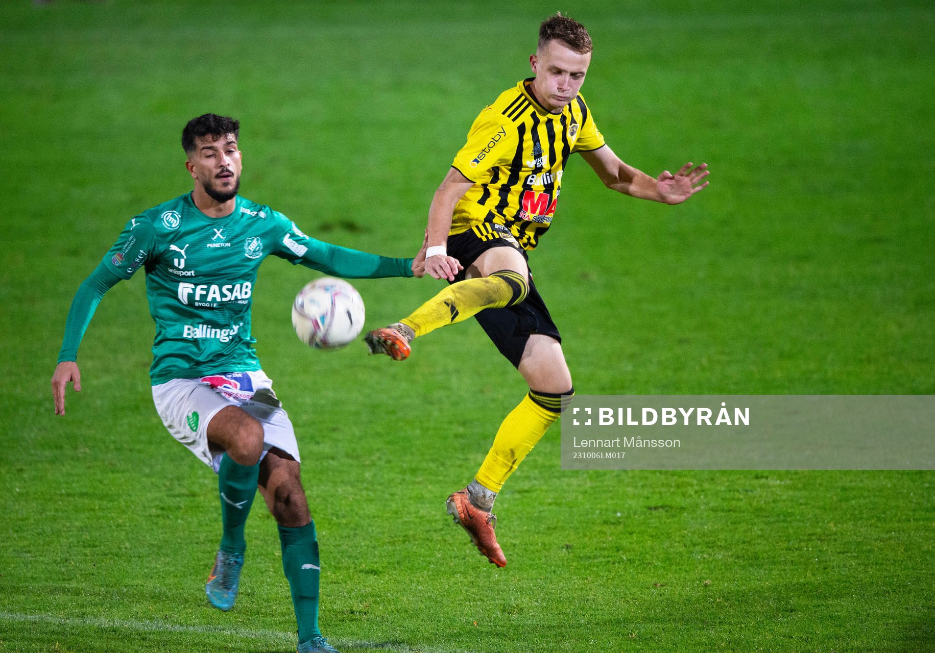 IFK Hässleholms Philip Tobias Berndt i matchen i div. 2