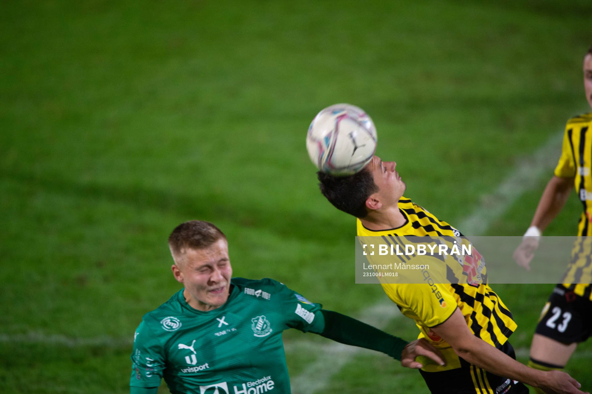 IFK Hässleholms Isak Orajärvi i matchen i div. 2 mellan
