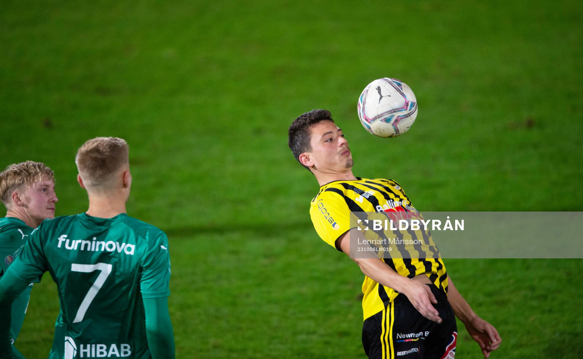 IFK Hässleholms Isak Orajärvi i matchen i div. 2 mellan