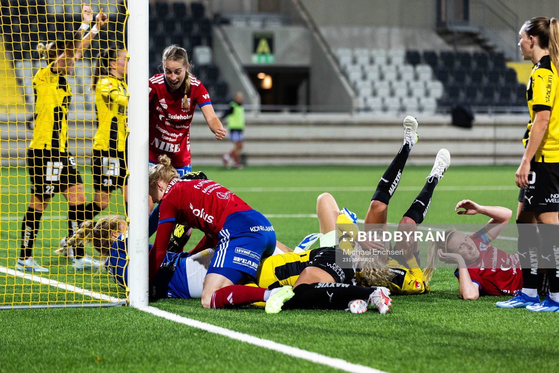 Vittsjös spelare jublar