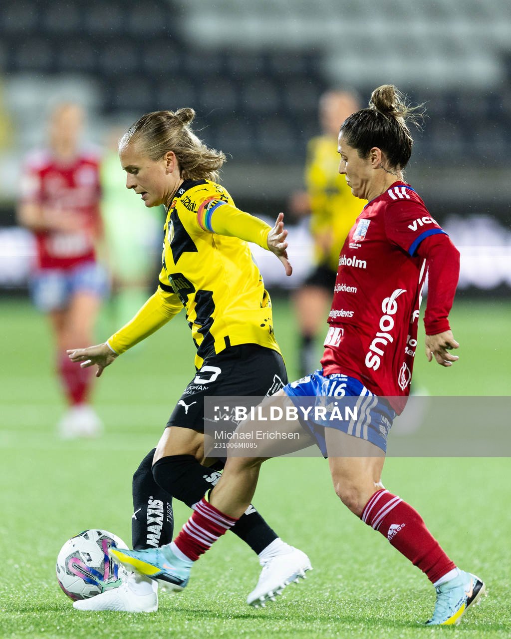 Häckens Filippa Curmark och Vittsjös Katrina Gorry