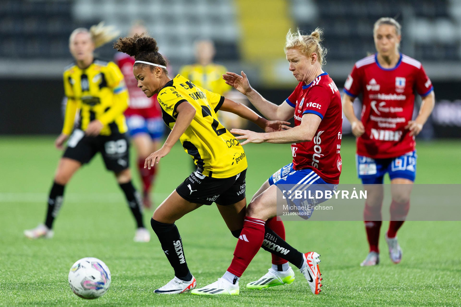 Häckens Felicia Schröder och Vittsjös Clare Polkinghorne
