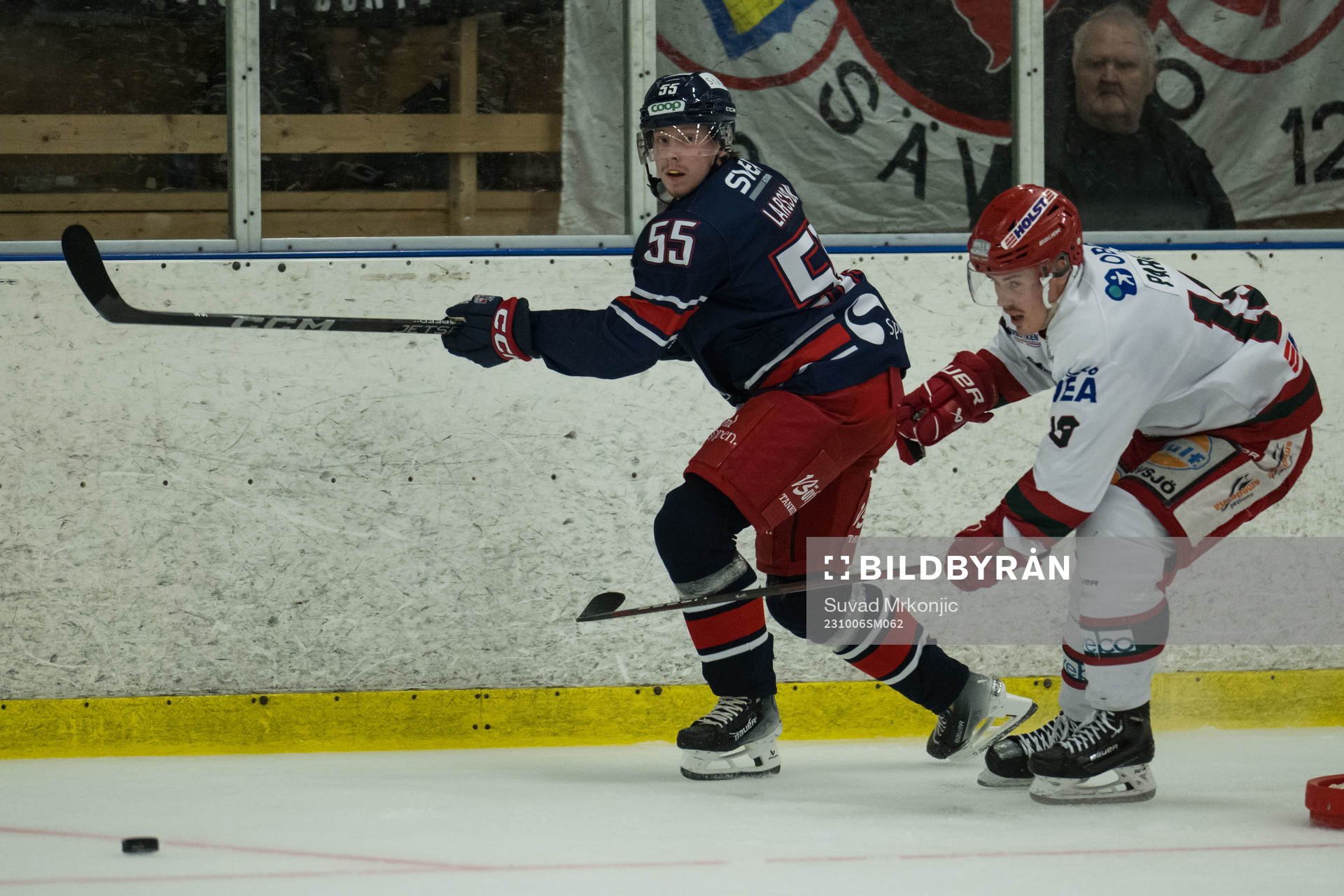 Åsedas Mike Larsson och HA74s Joel Söderström