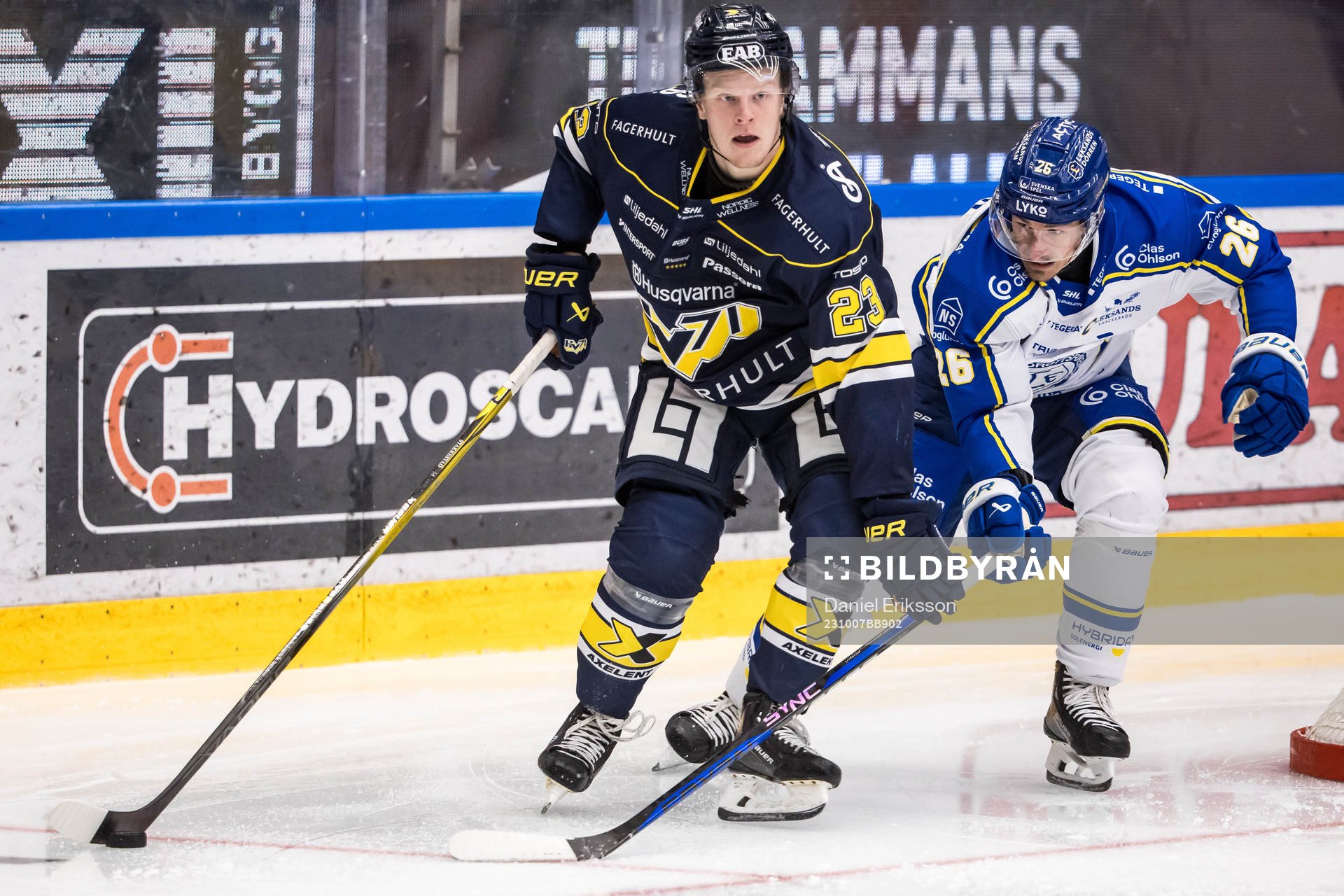HV 71s Åke Stakkestad, Leksands IFs Patrik Noren