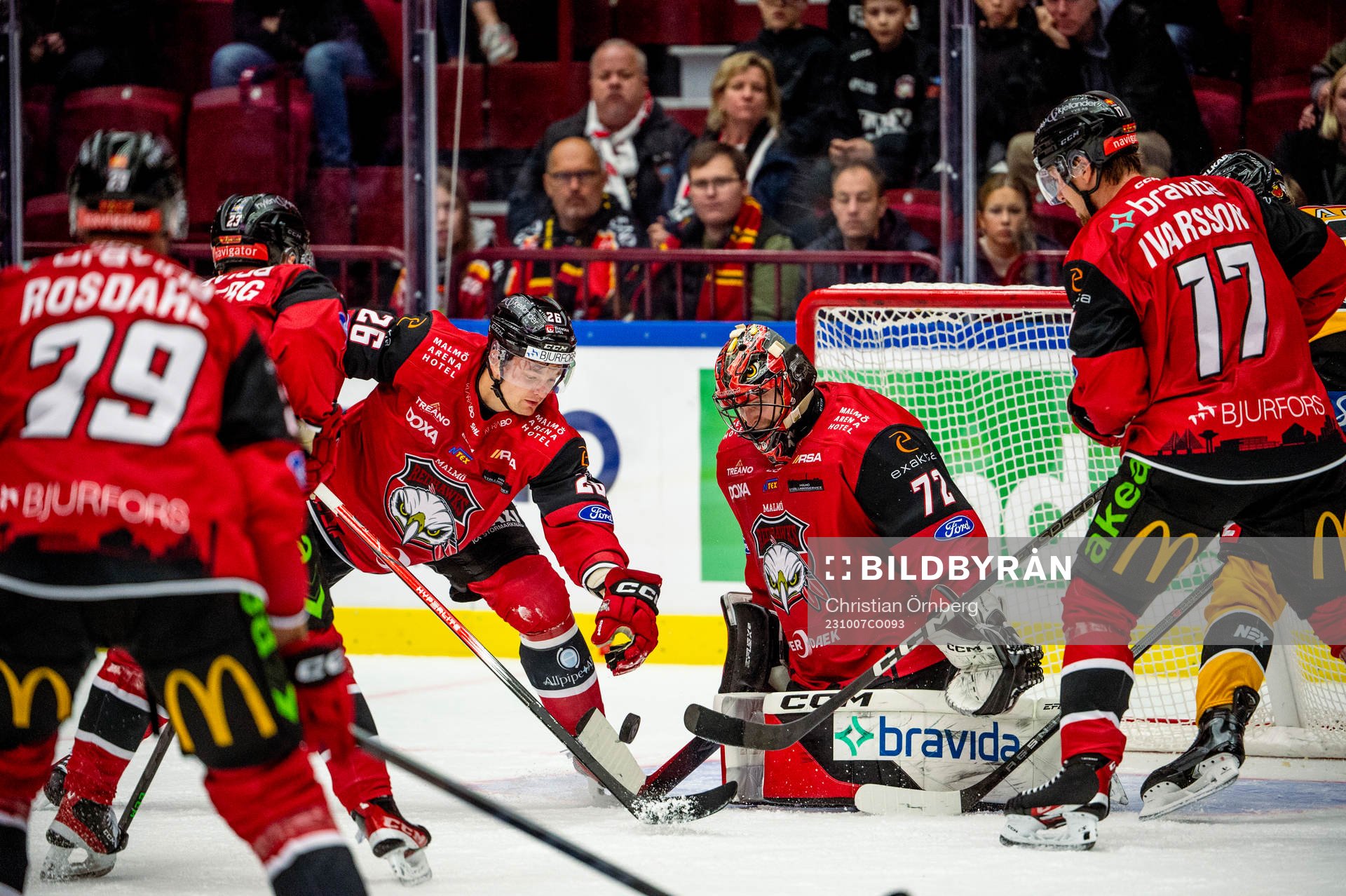 Malmö Redhawks Teemu Kivihalme och Malmö Redhawks