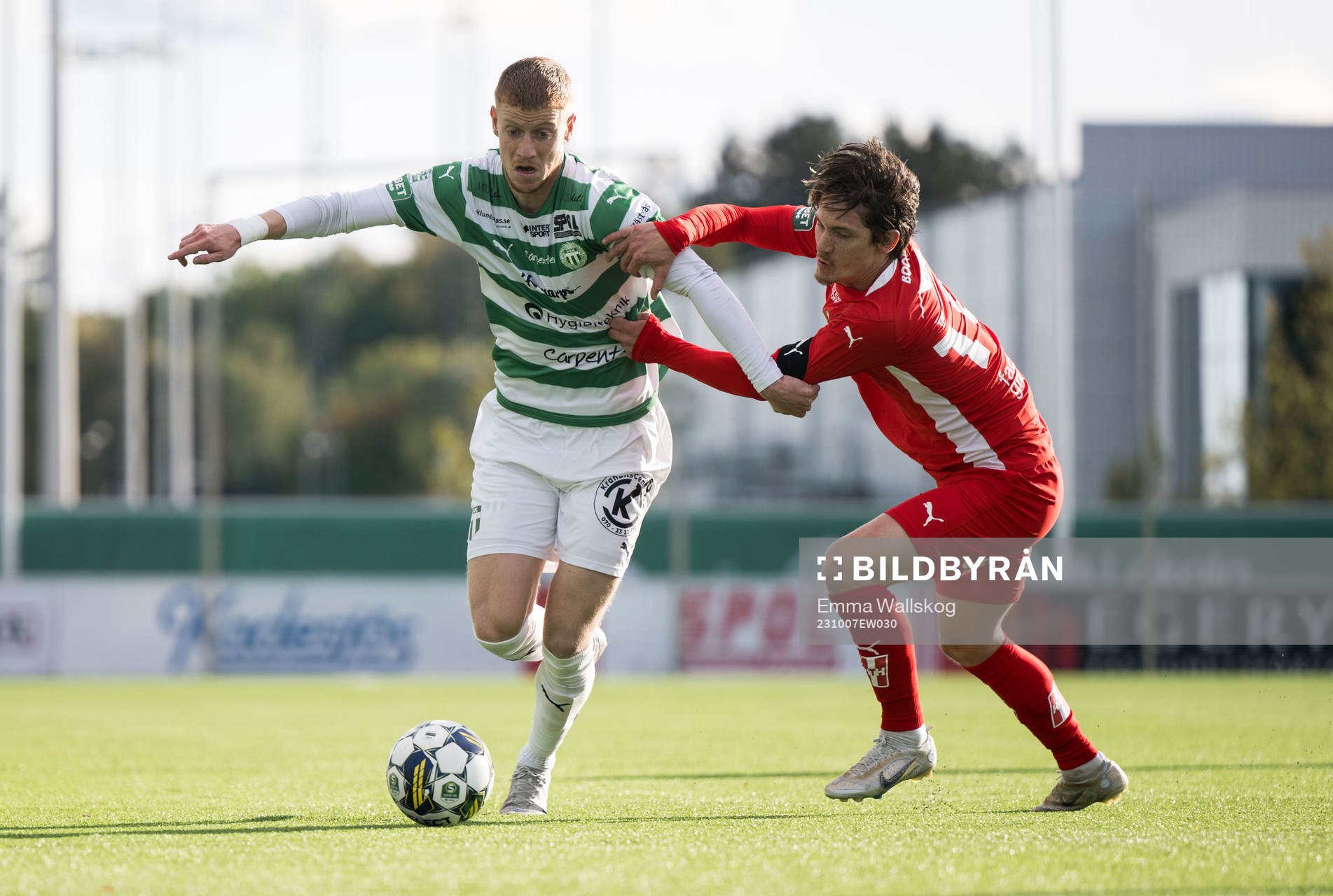 Västerås SKs Daniel Ask och Jönköpings Södras Robin