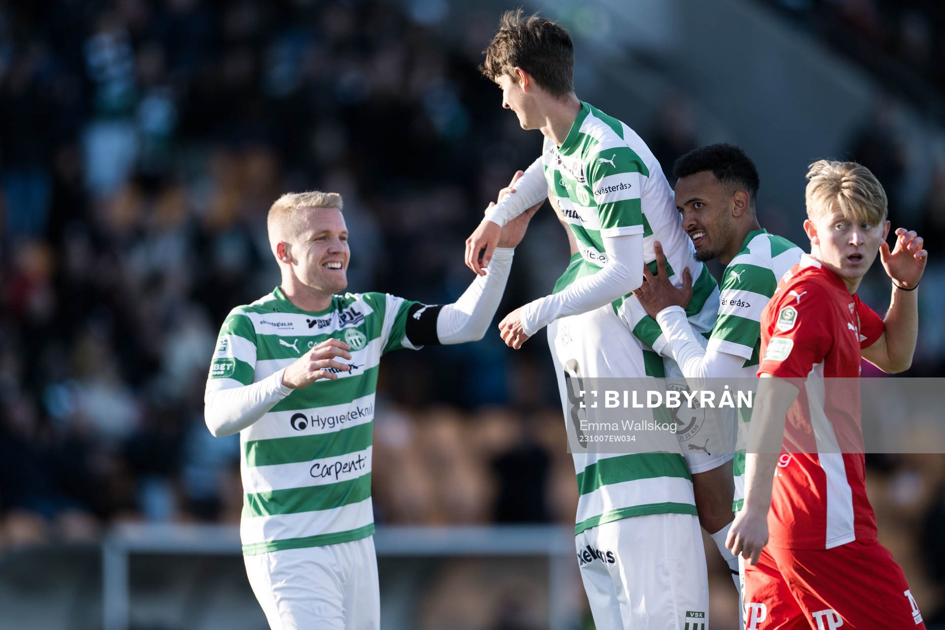 Västerås SKs Olle Edlund, Alex Douglas, Simon Johansson