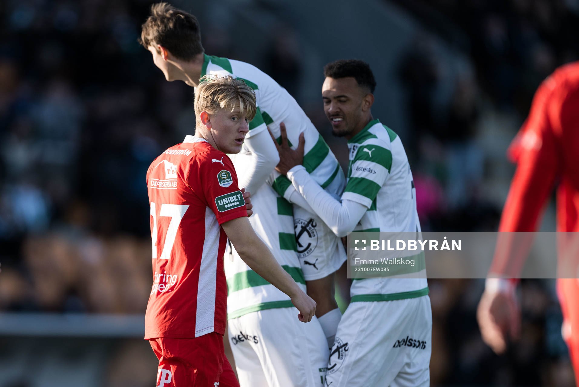 Jönköpings Södras Elias Nordström deppar