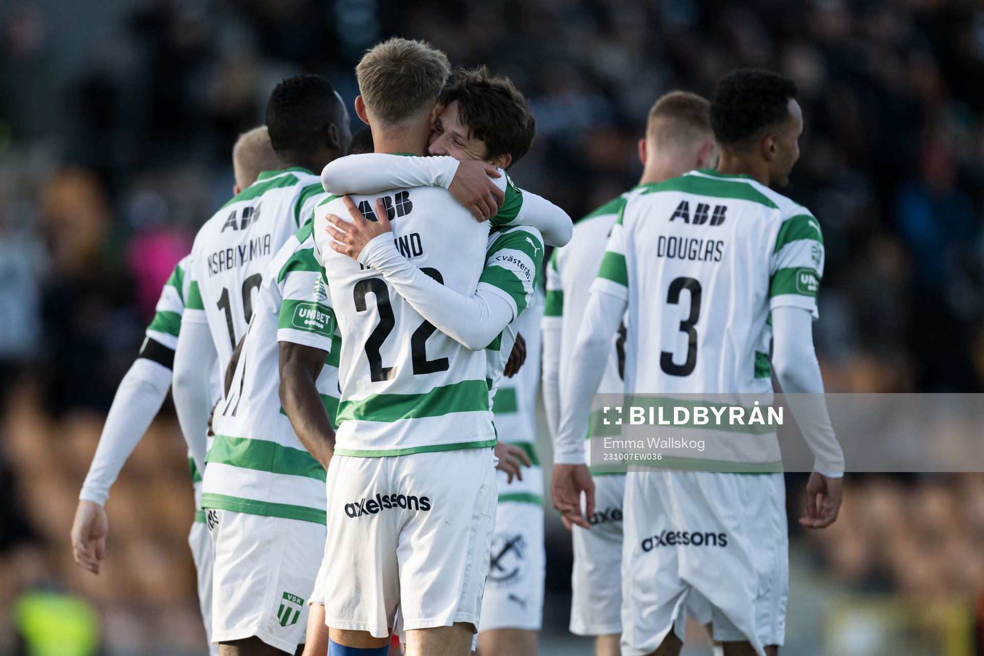 Västerås SKs Olle Edlund och Patric Åslund jublar
