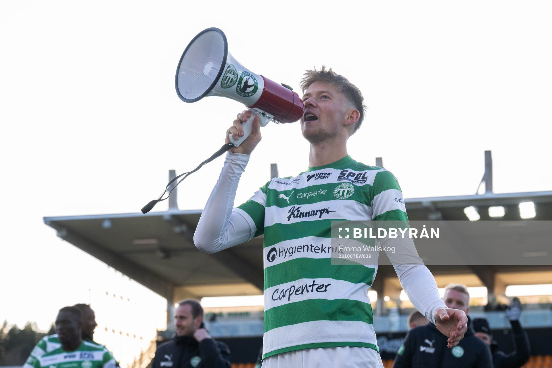 Västerås SKs Patric Åslund jublar