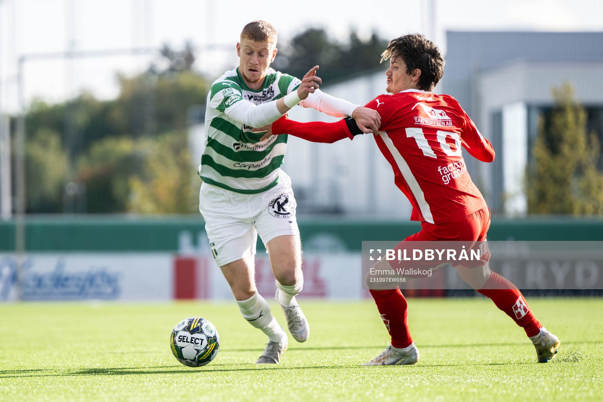 Västerås SKs Daniel Ask och Jönköpings Södras Robin