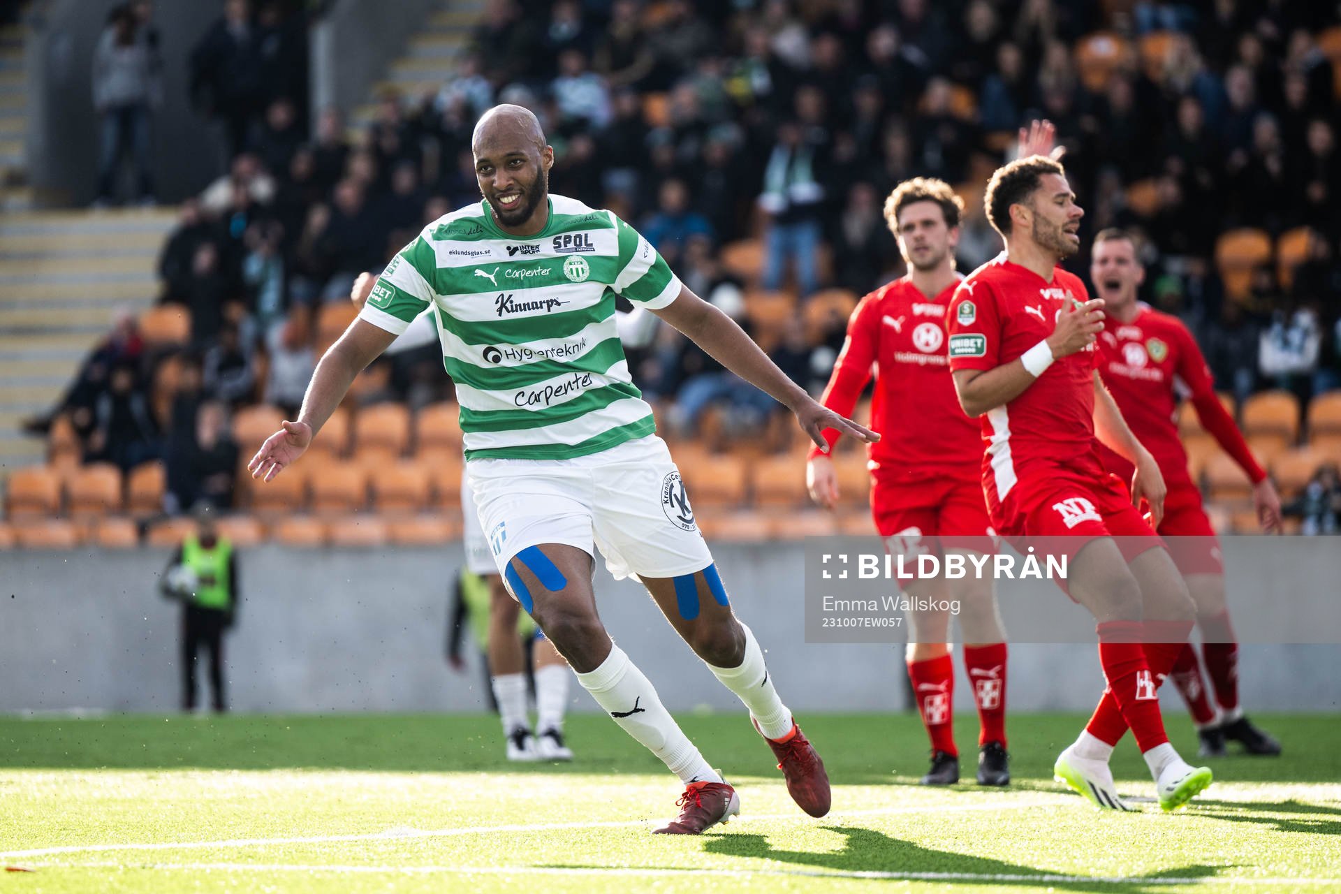 Västerås SKs Jabir Abdihakim Ali jublar