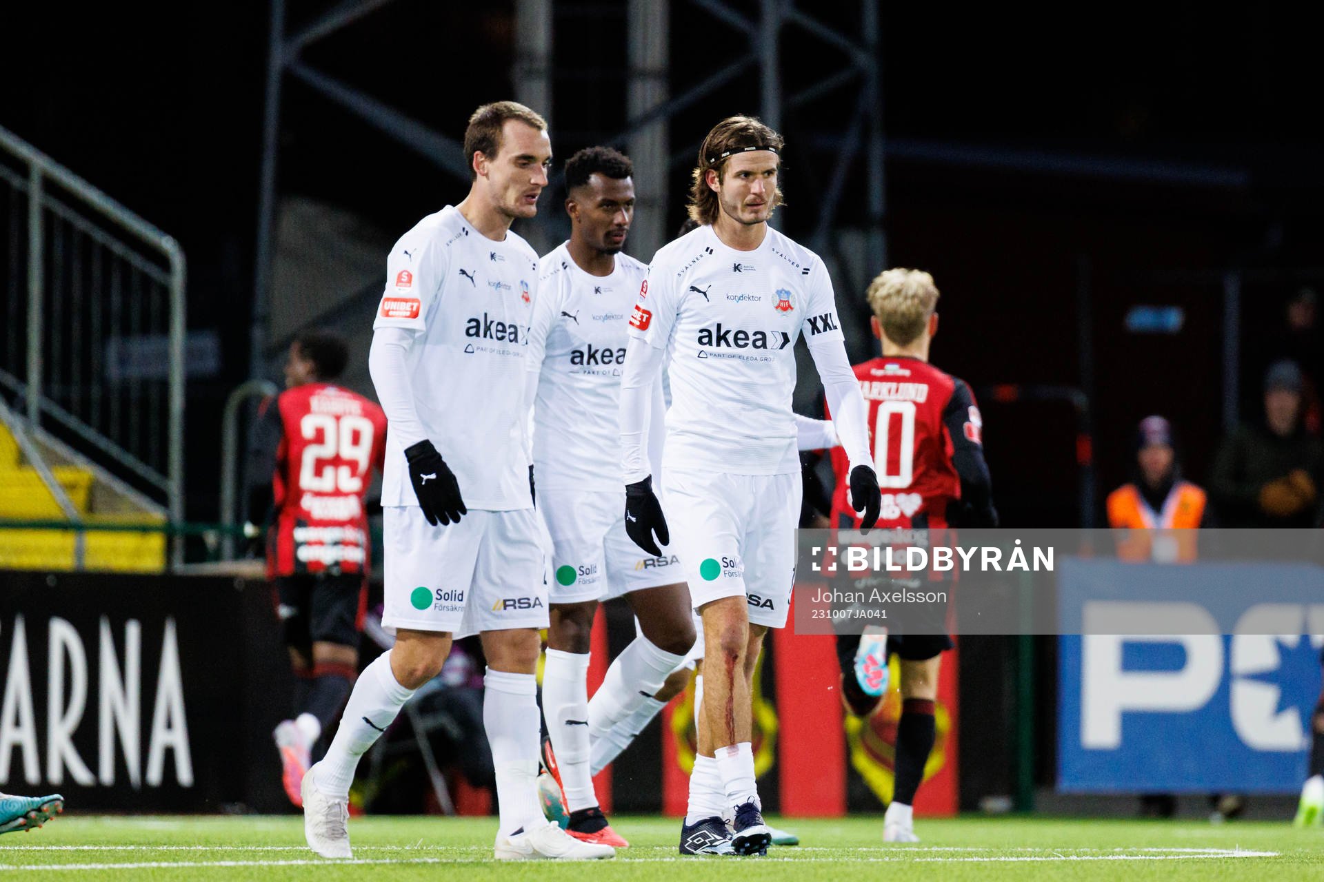 Helsingborgs spelare deppar