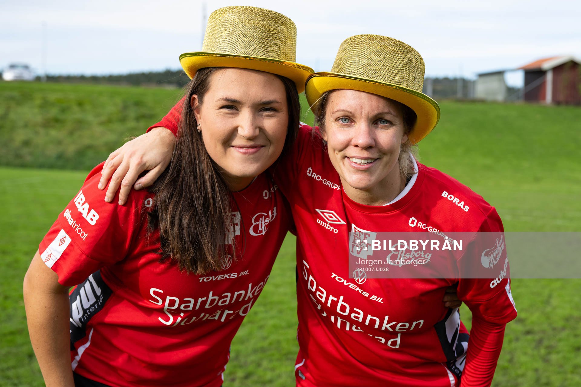 Elfsborgs spelare och ledare firar seriesegern