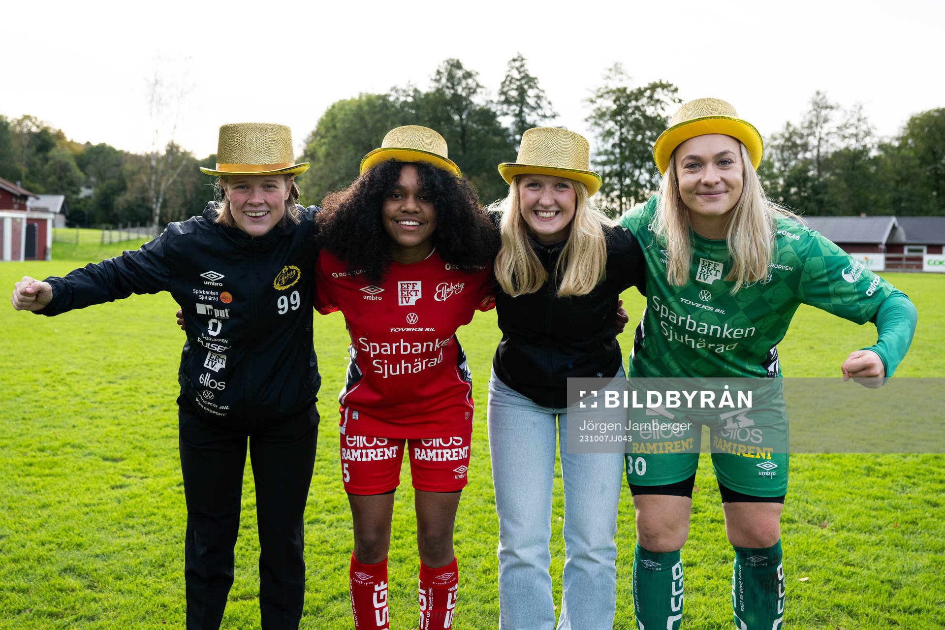 Elfsborgs spelare och ledare firar seriesegern