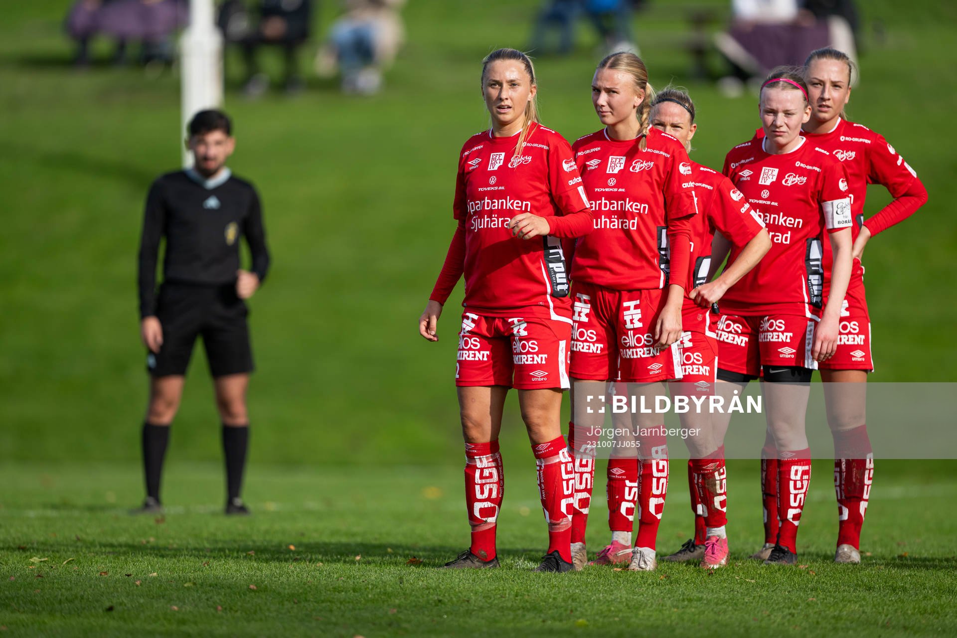 Elfsborgs Amanda Platenik, Linn Sångberg, Sara Jardving,