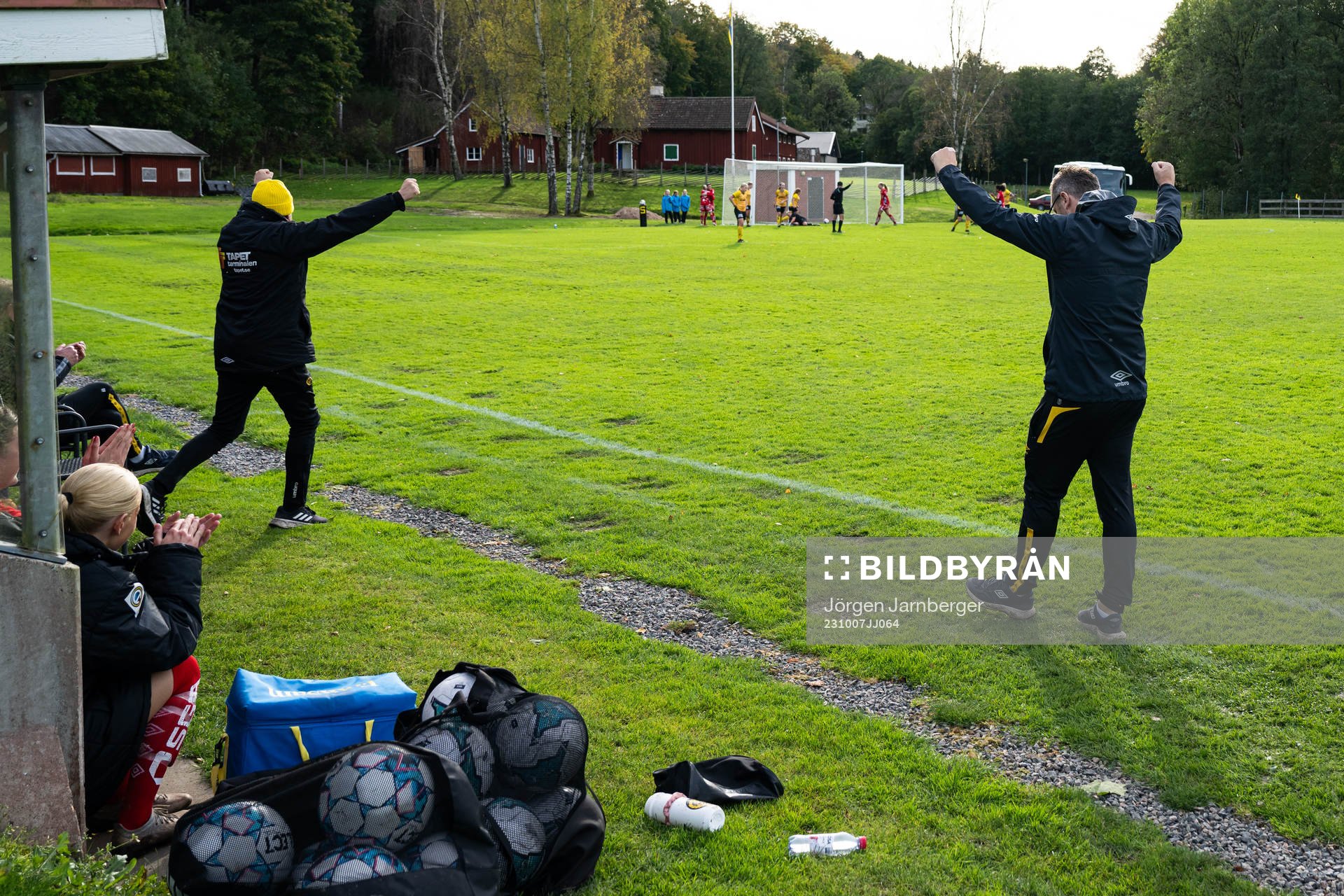Elfsborgs tränare Ismet Tursic jublar