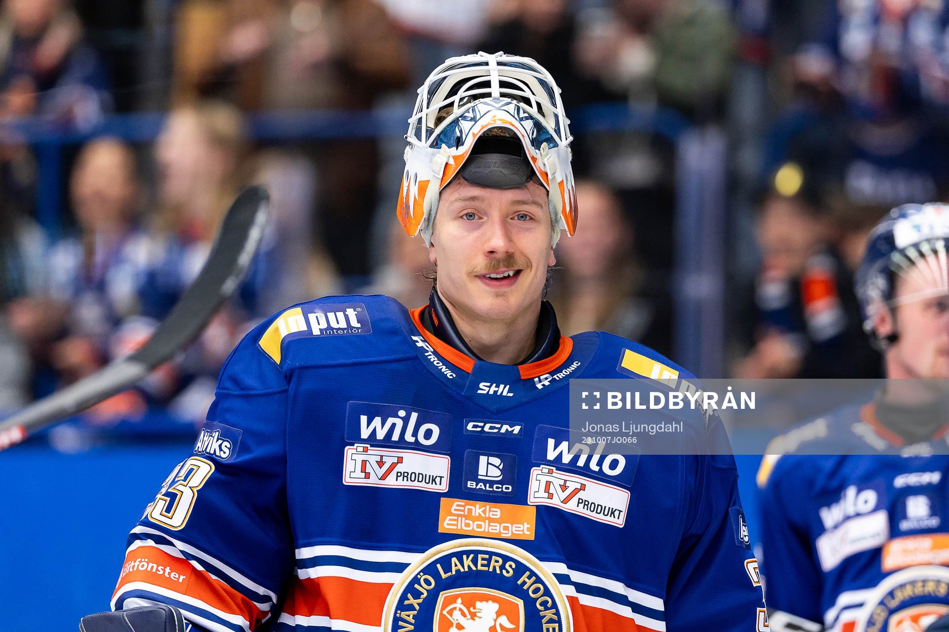 Växjös målvakt Emil Larmi