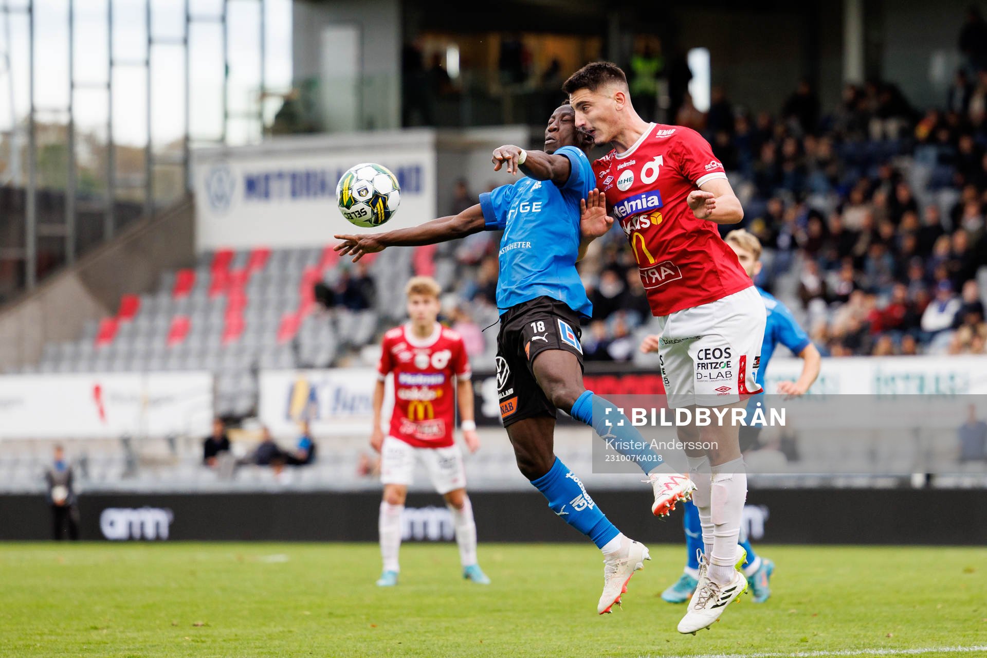 Halmstads Naeem Mohammed Degerfors Seid Korac